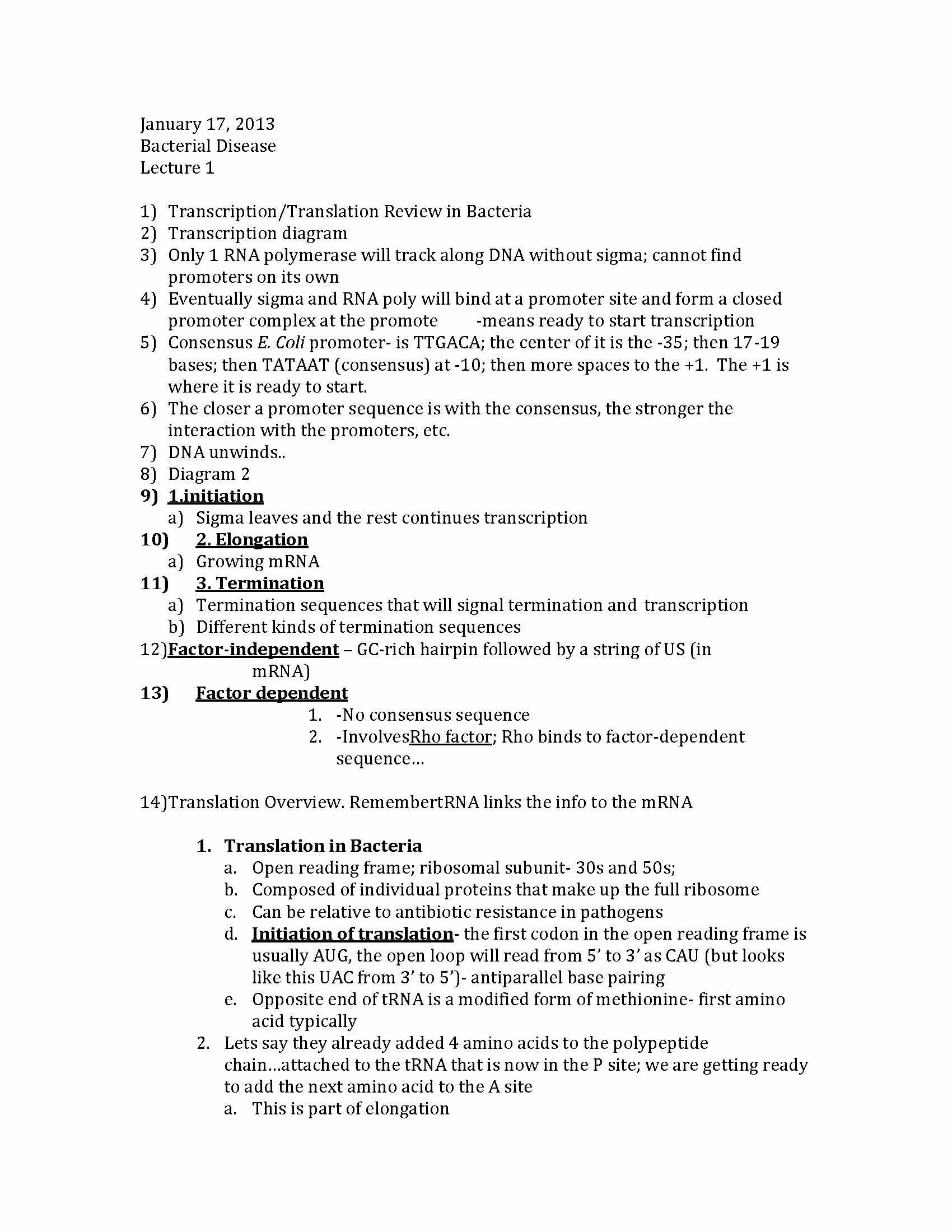 BACTERIAL DISEASE