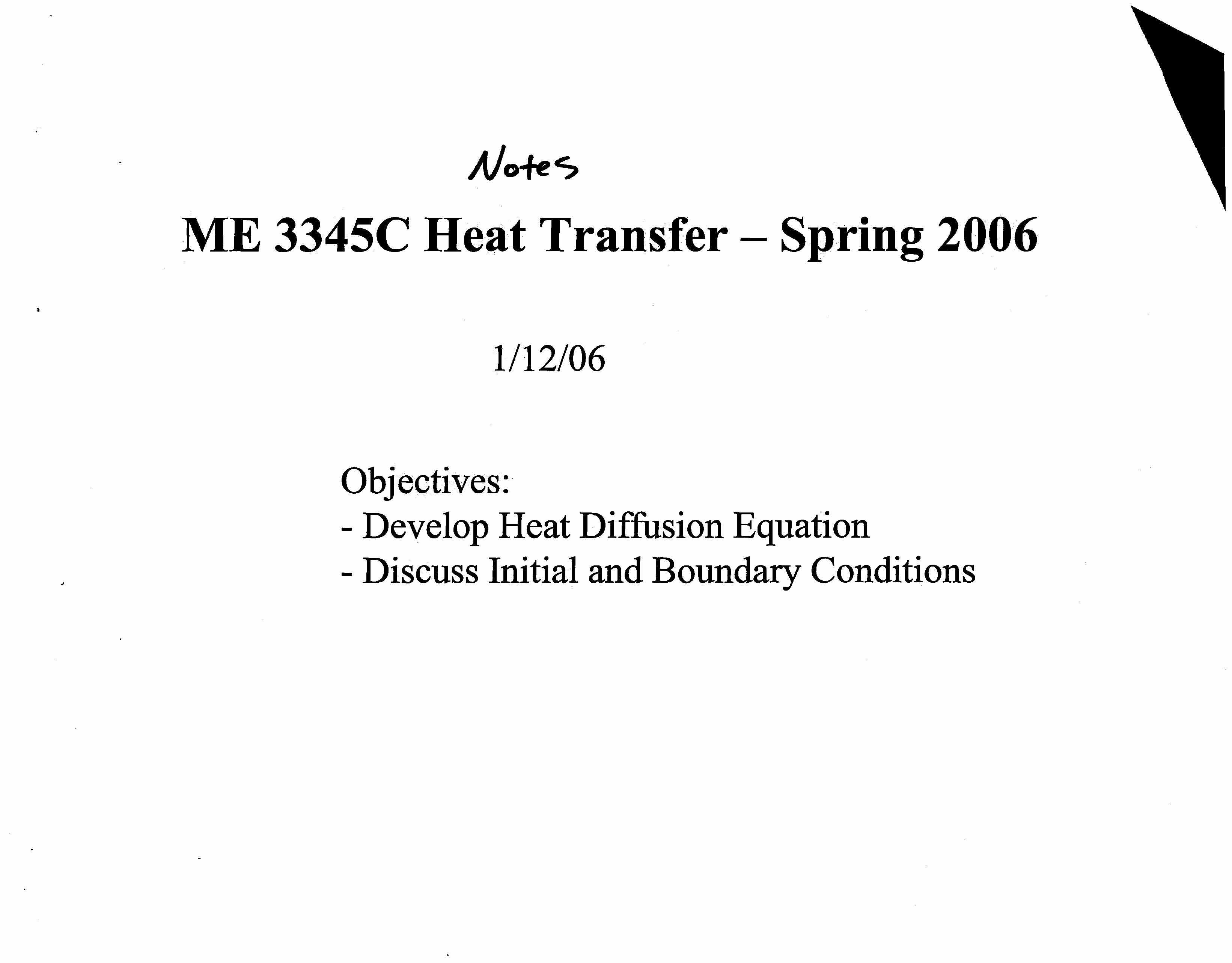 Heat Transfer