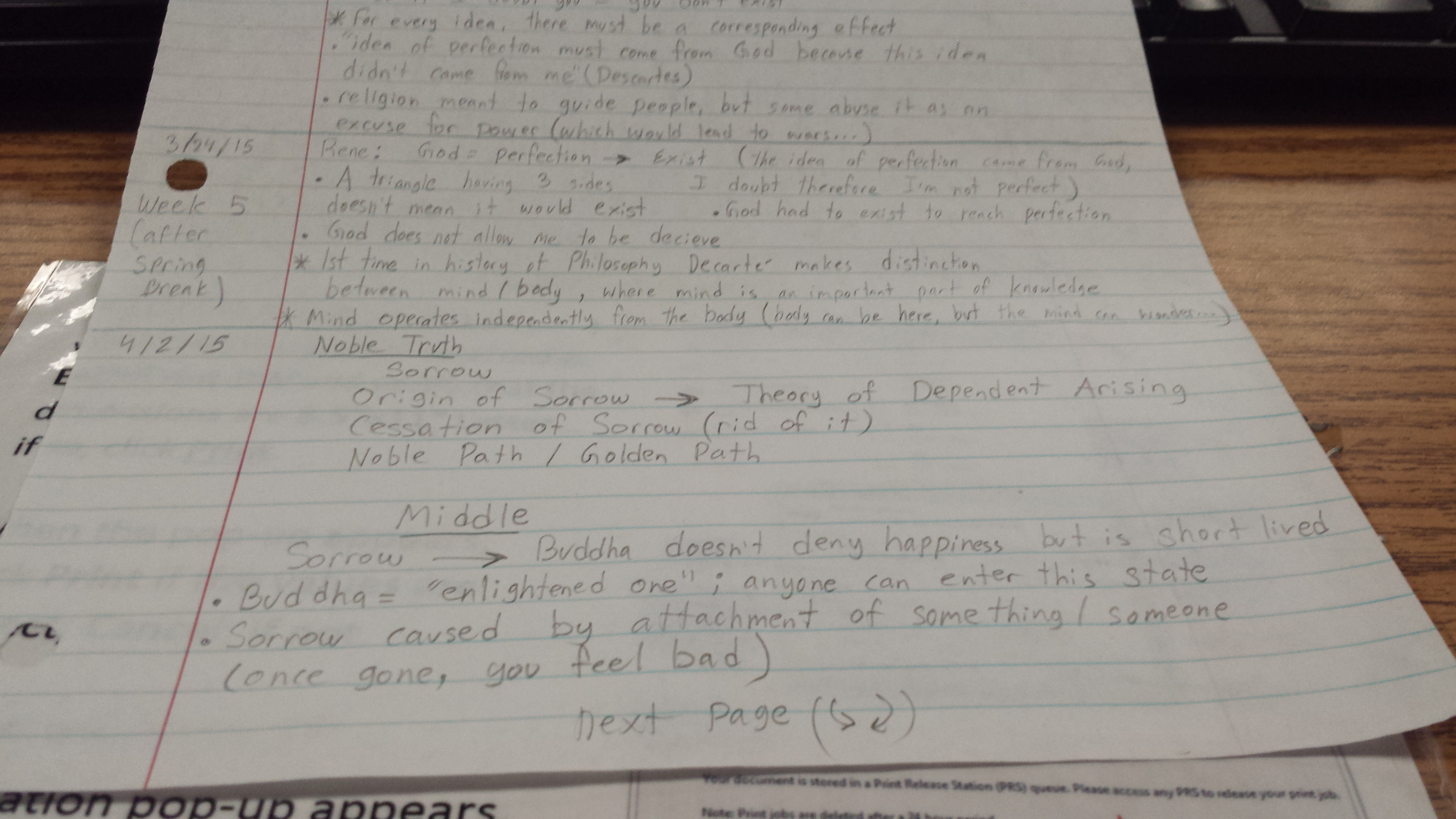 Revised Week 5 Notes