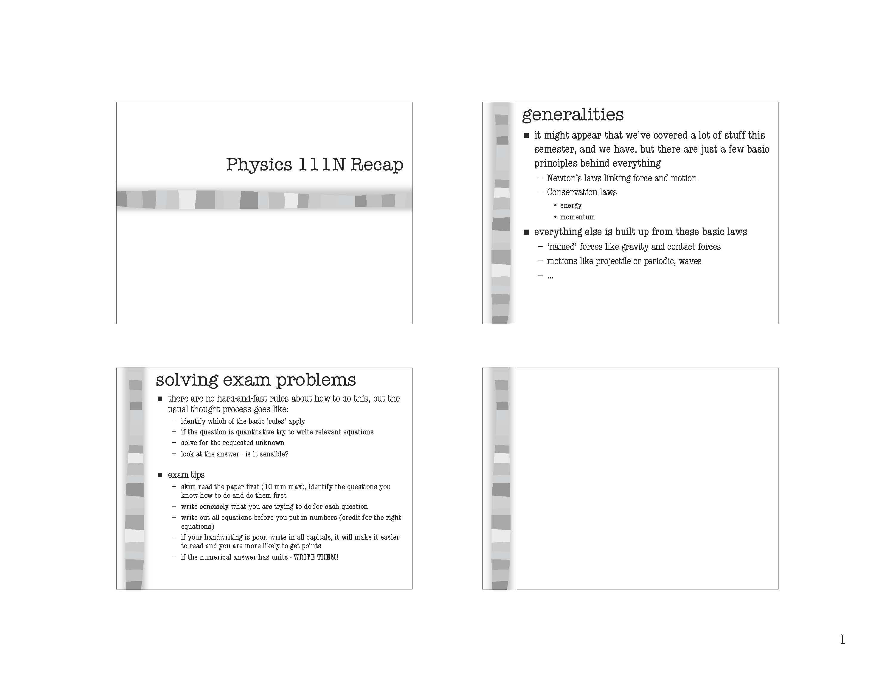 PHYS 111N Introductory General Physics