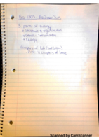 Bio 1305 Week 1 Notes
