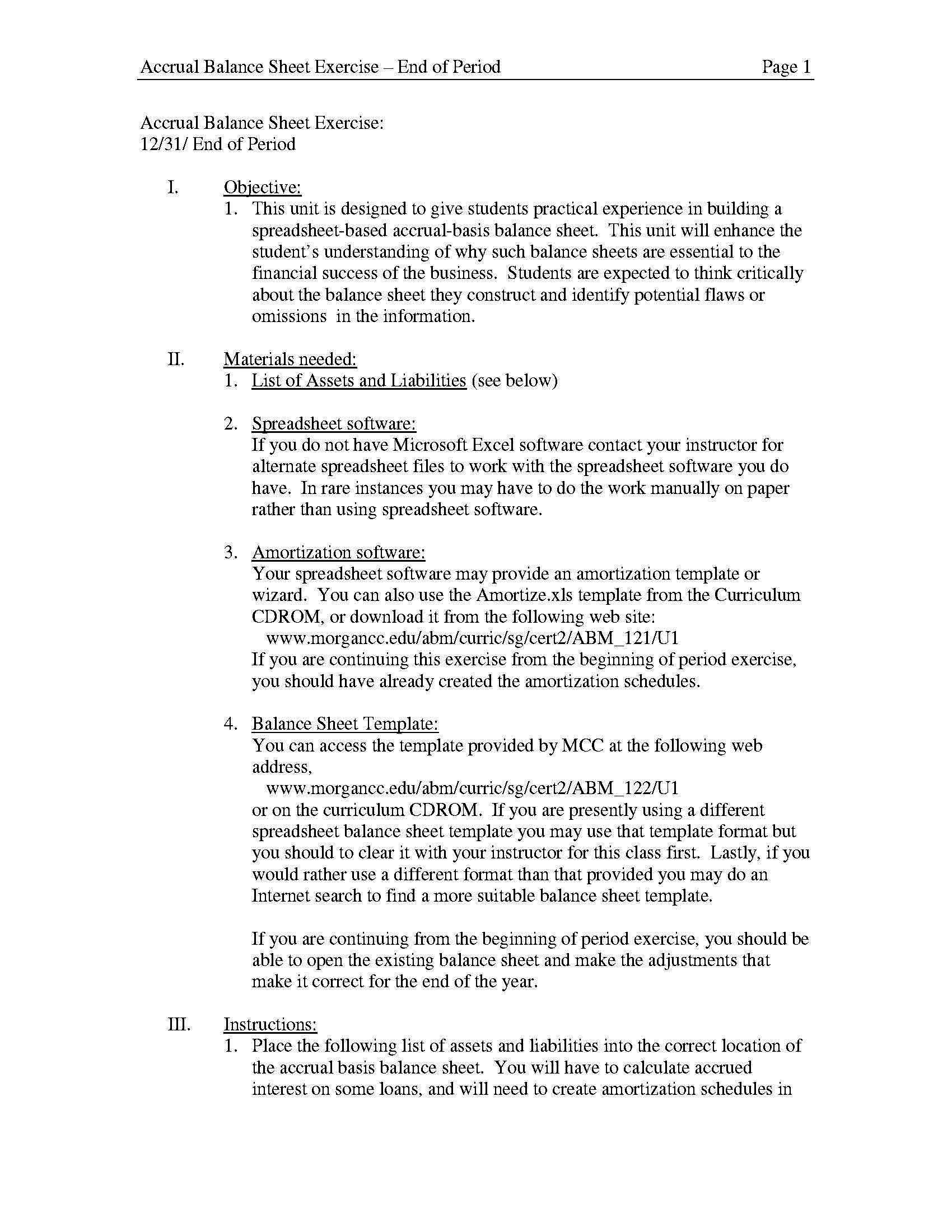 Financial Analysis II