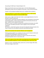 ACC 131 Seipp 2nd Exam Study Guide