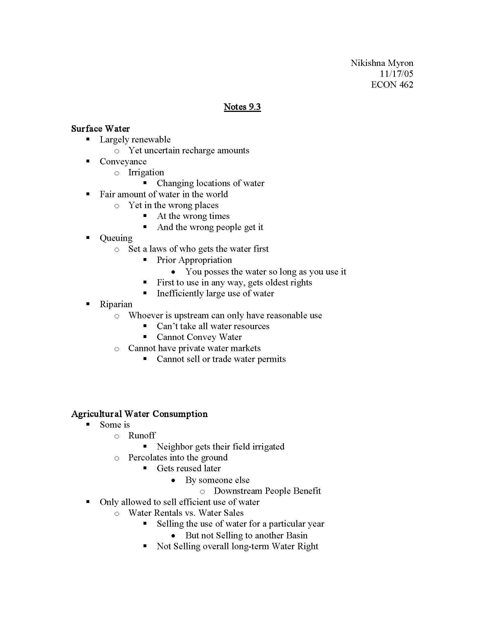 Economics of Energy, Resources and Environment