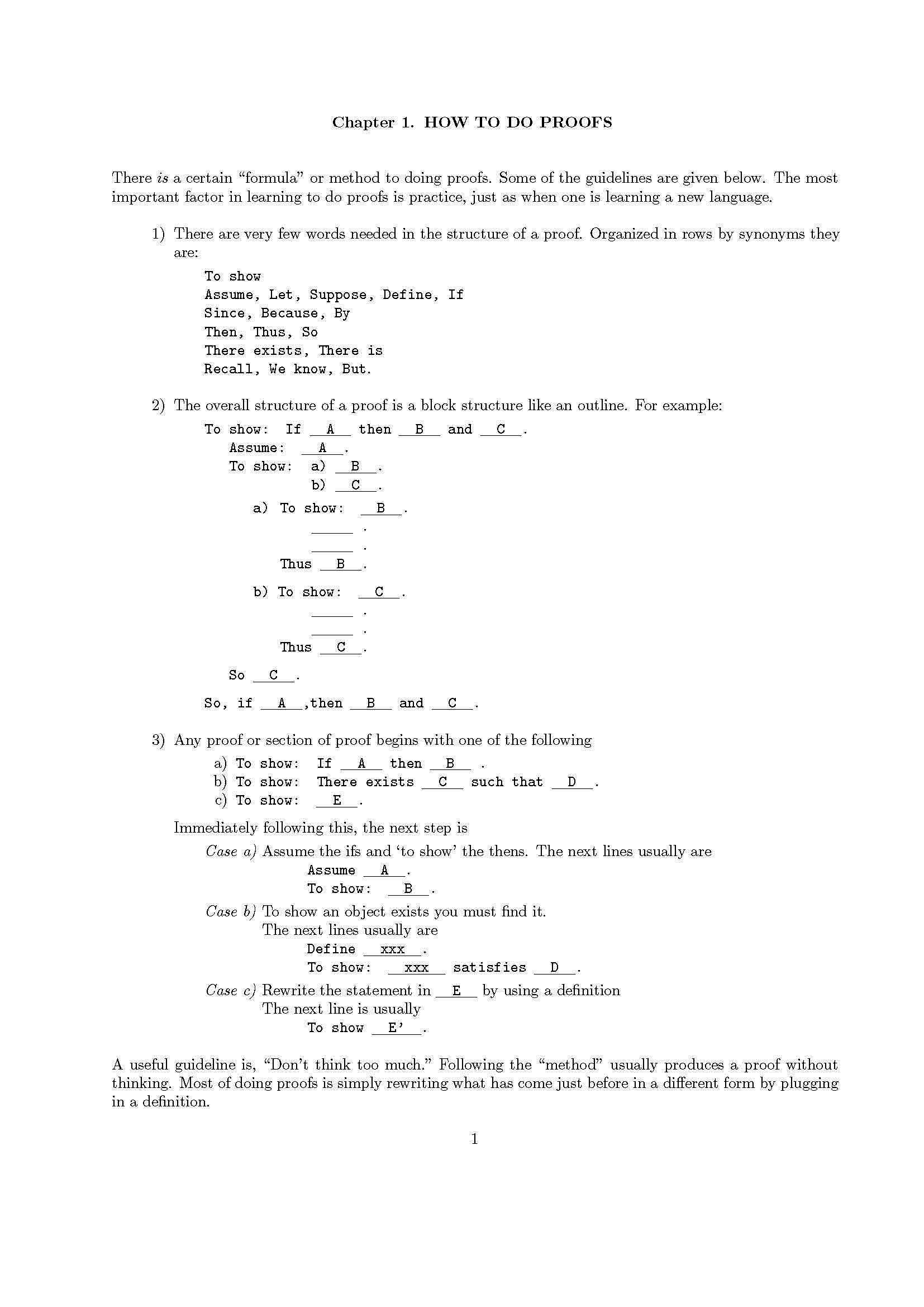 Analysis I
