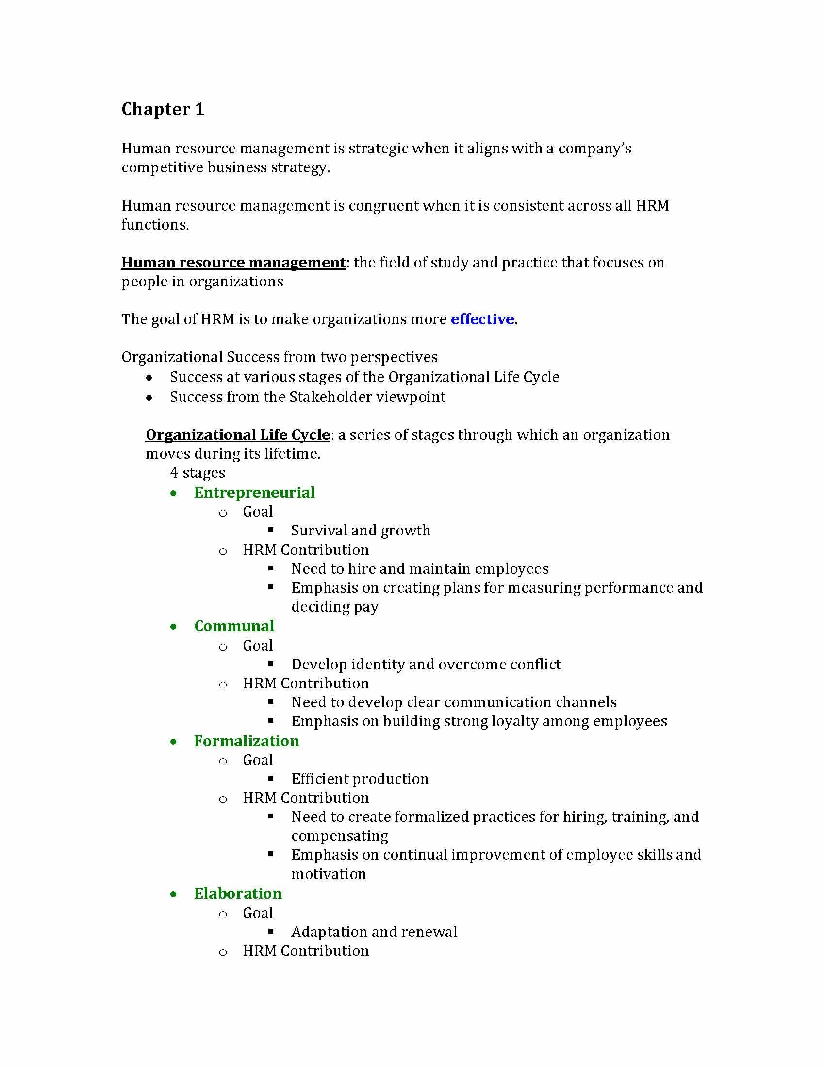 Human Resource Management