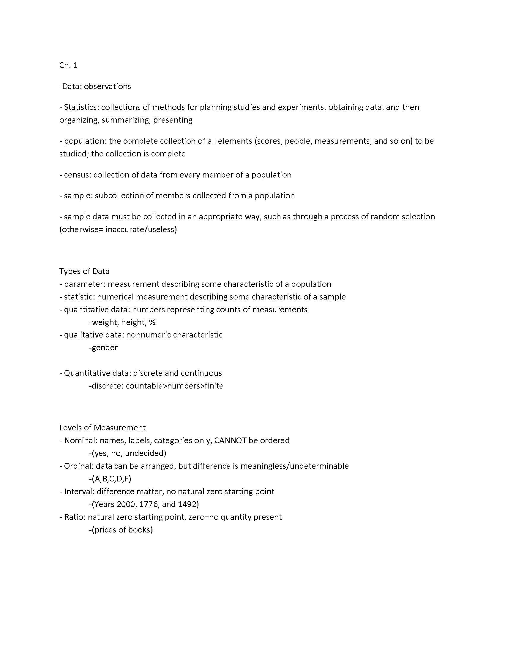 Elem Probability & Statistics