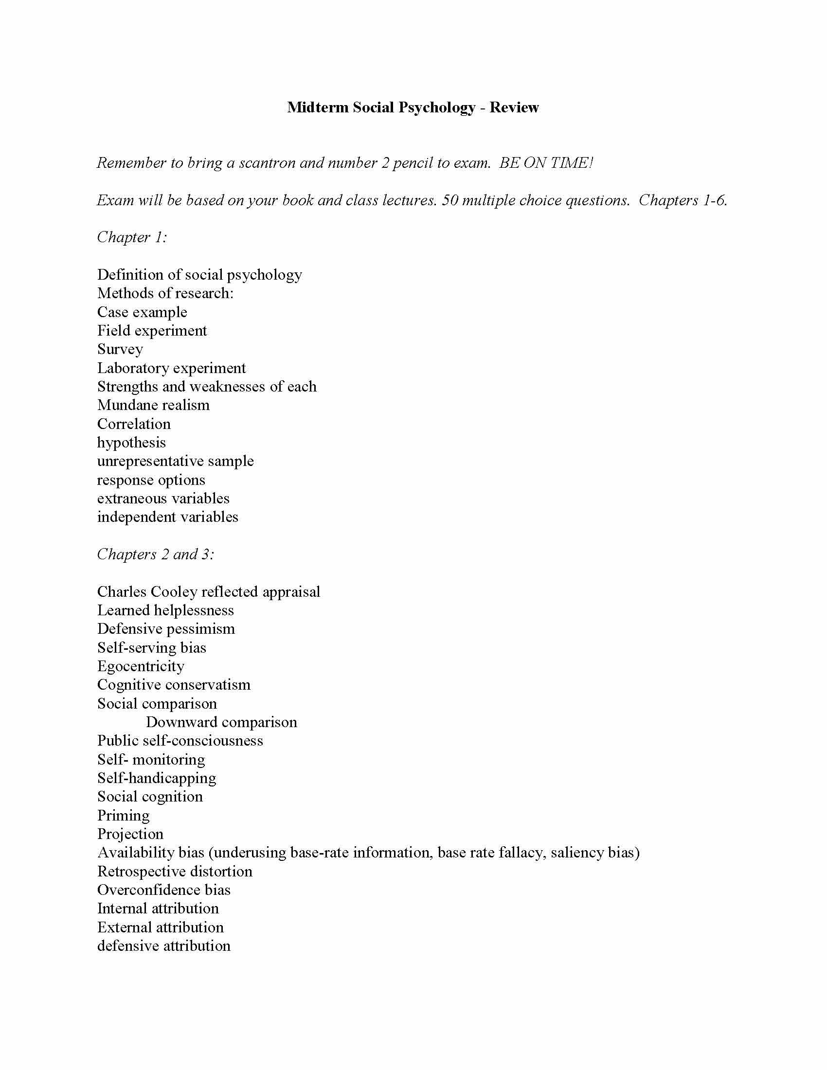 SocialPsychology