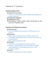 Lecture 1, week of September 9th 2015