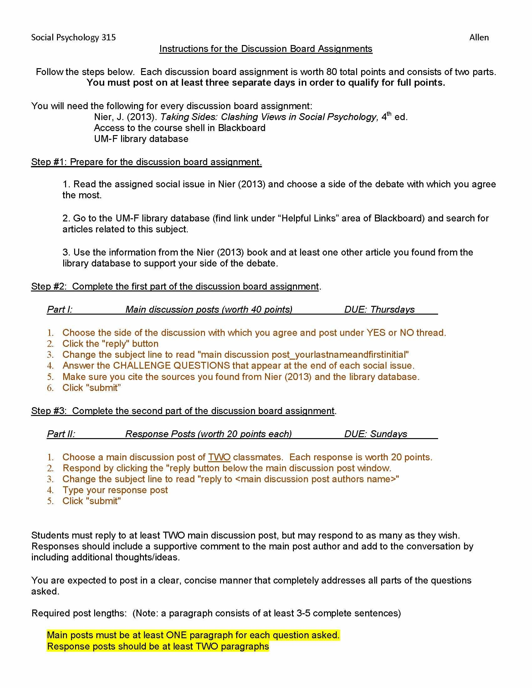 Survey of Social Psychology