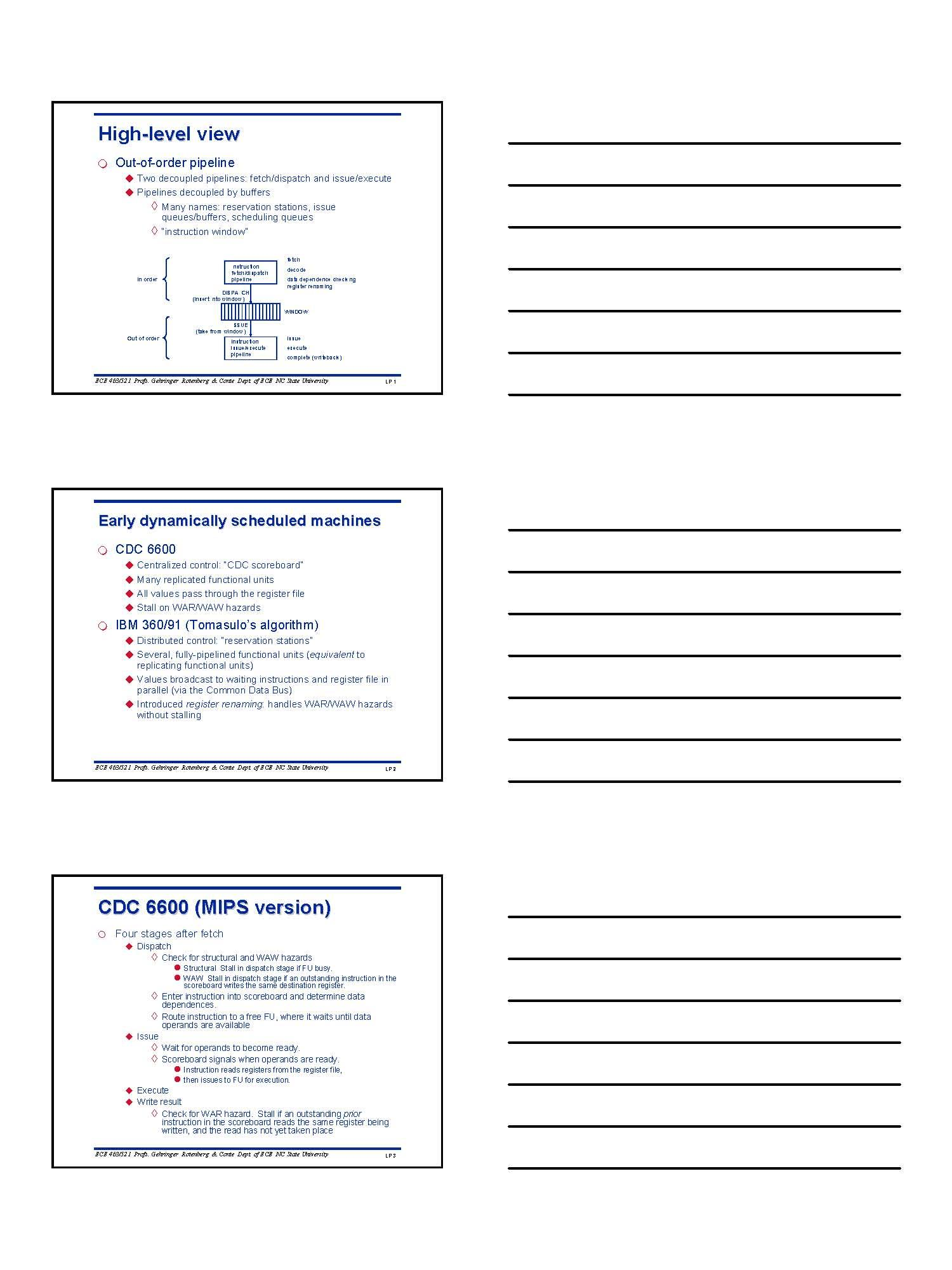 Advanced Microprocessor Systems Design