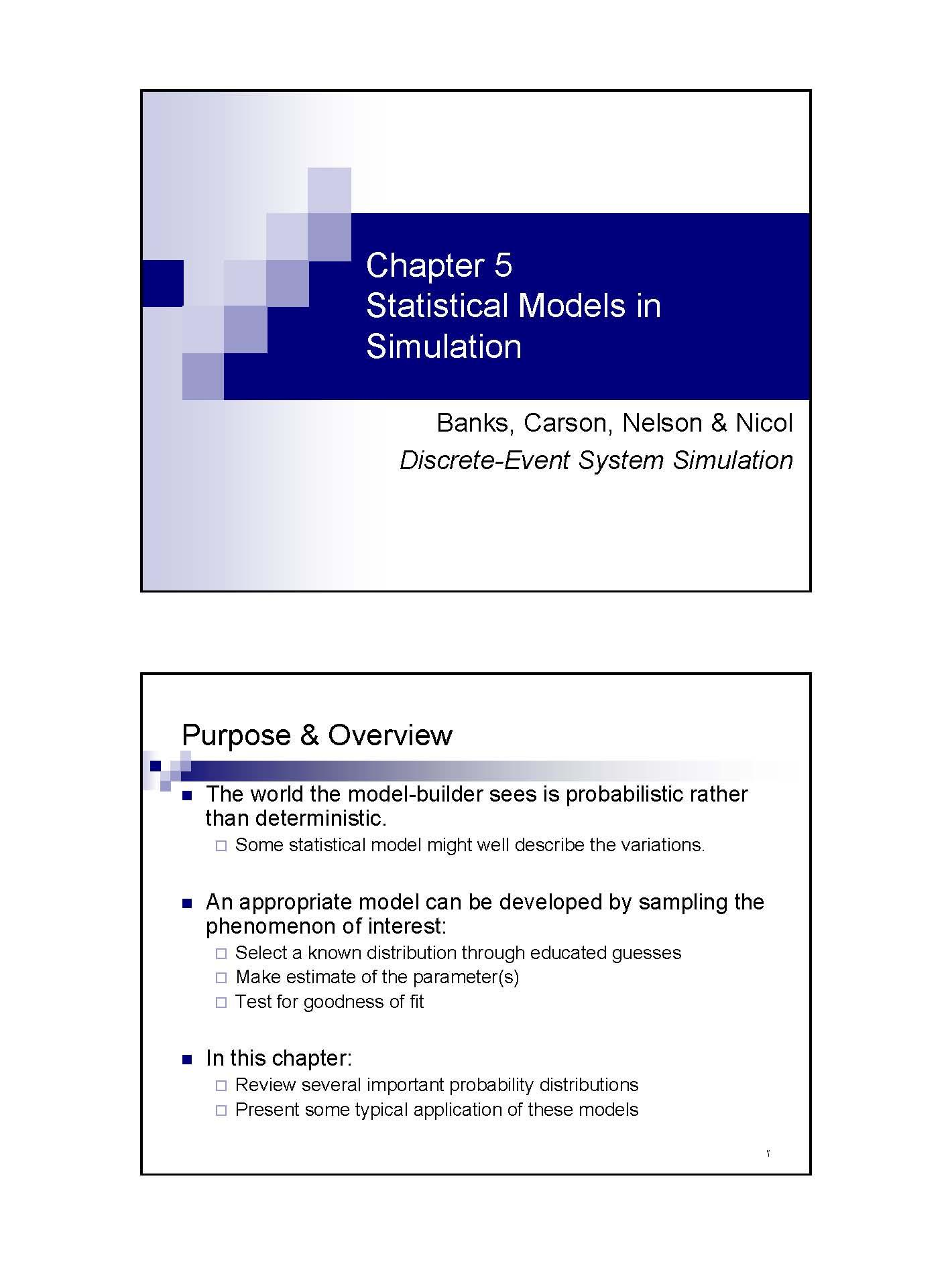 Systems Simulation & Modeling