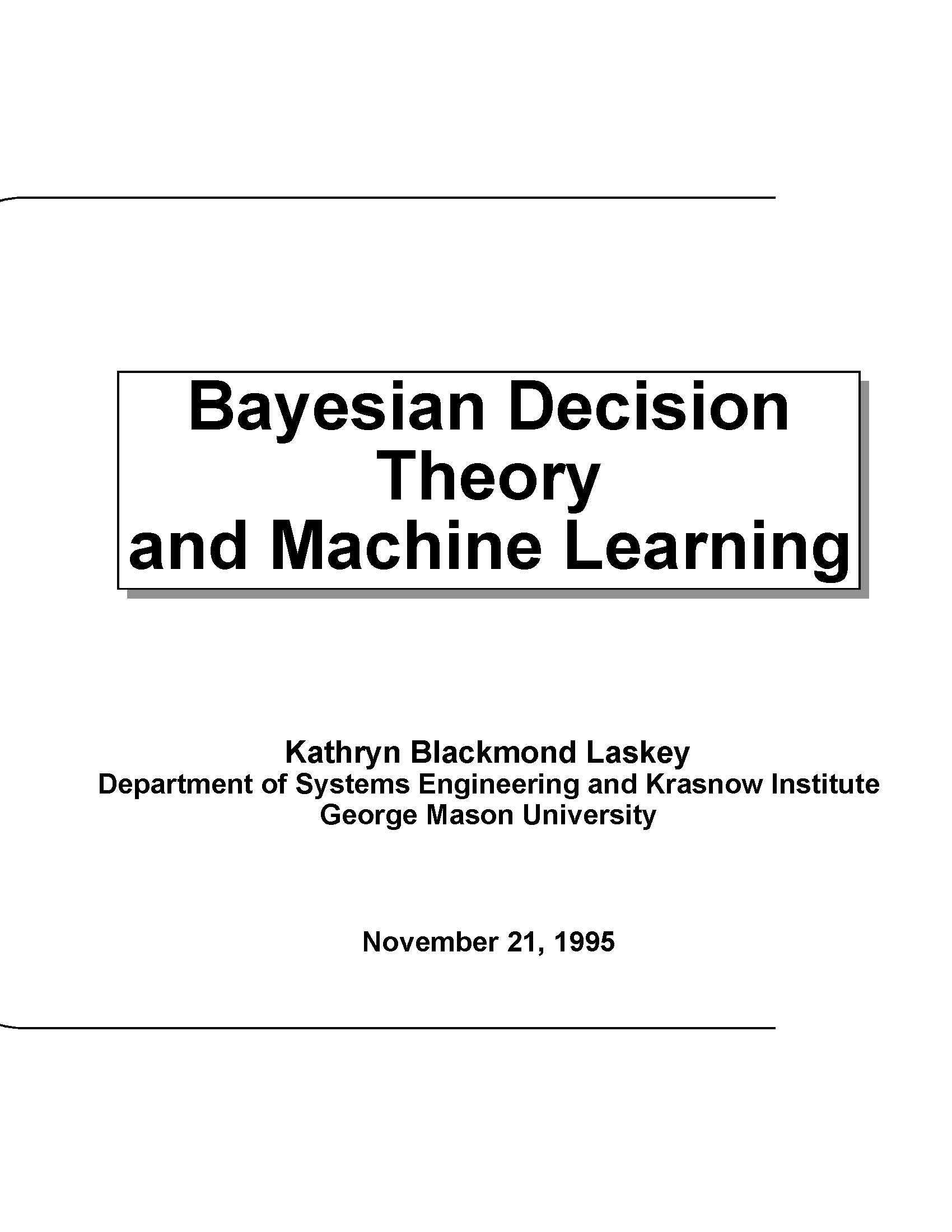 Bayesian InferenceDec Theory