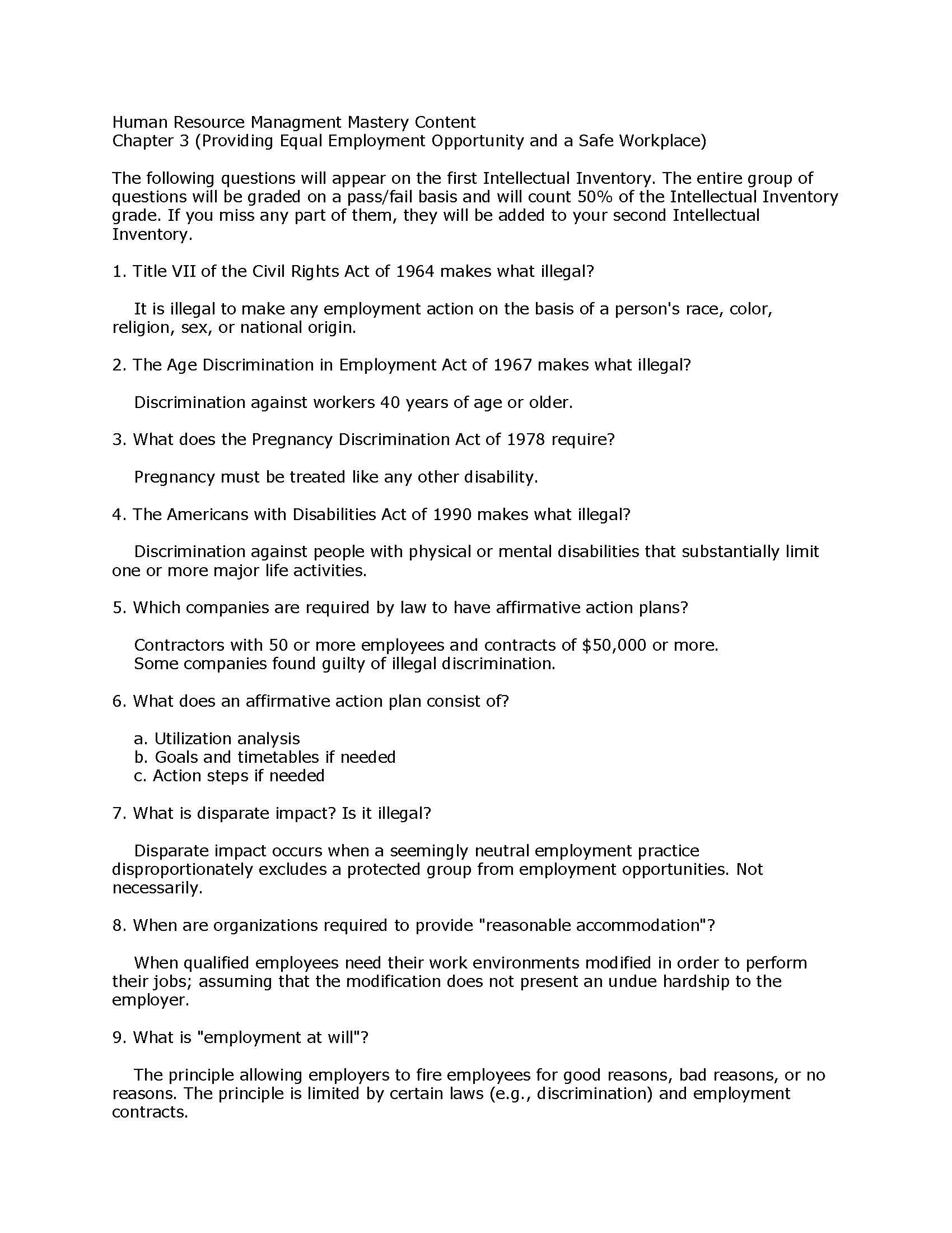 Human Resource Management