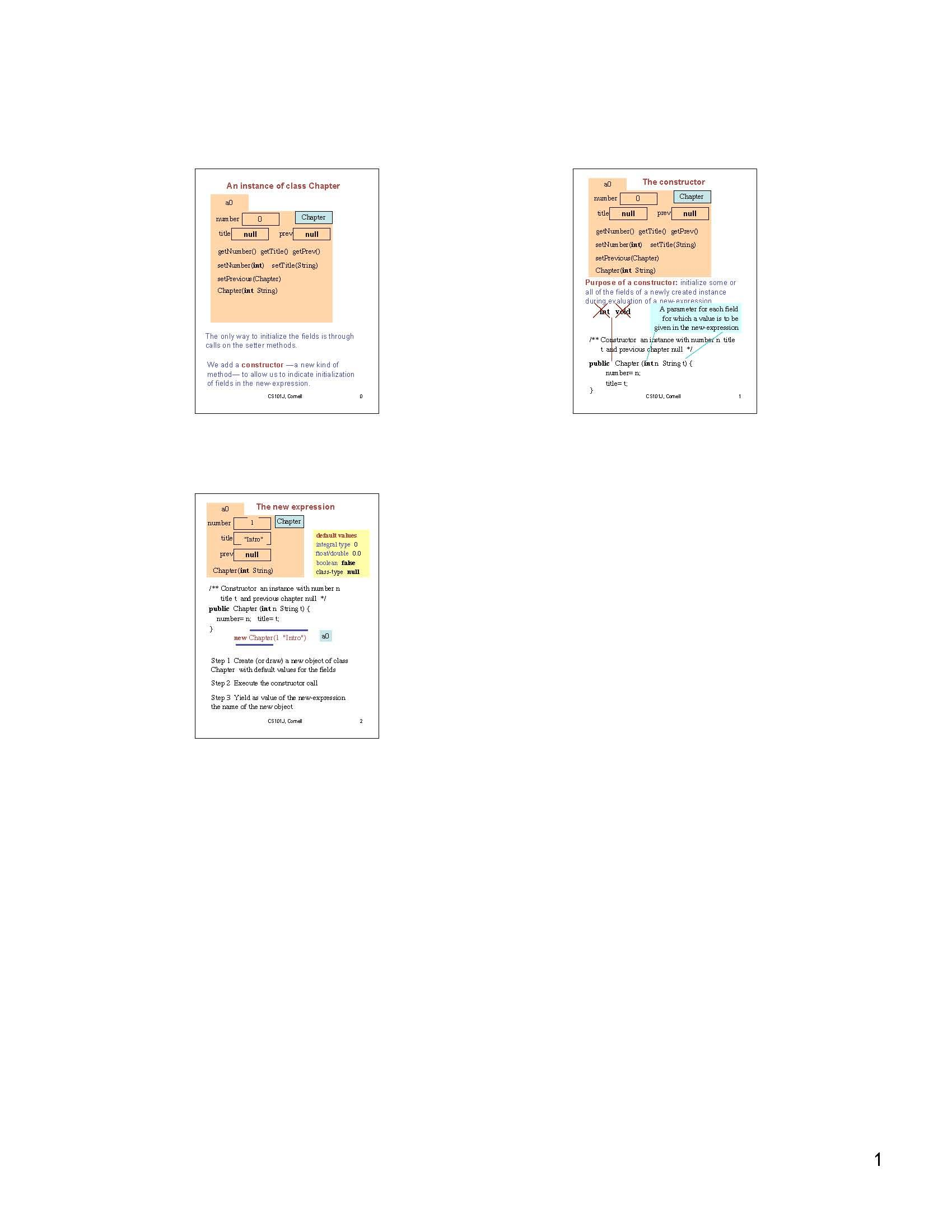 Transition to Object