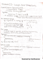 C5 Module Notes