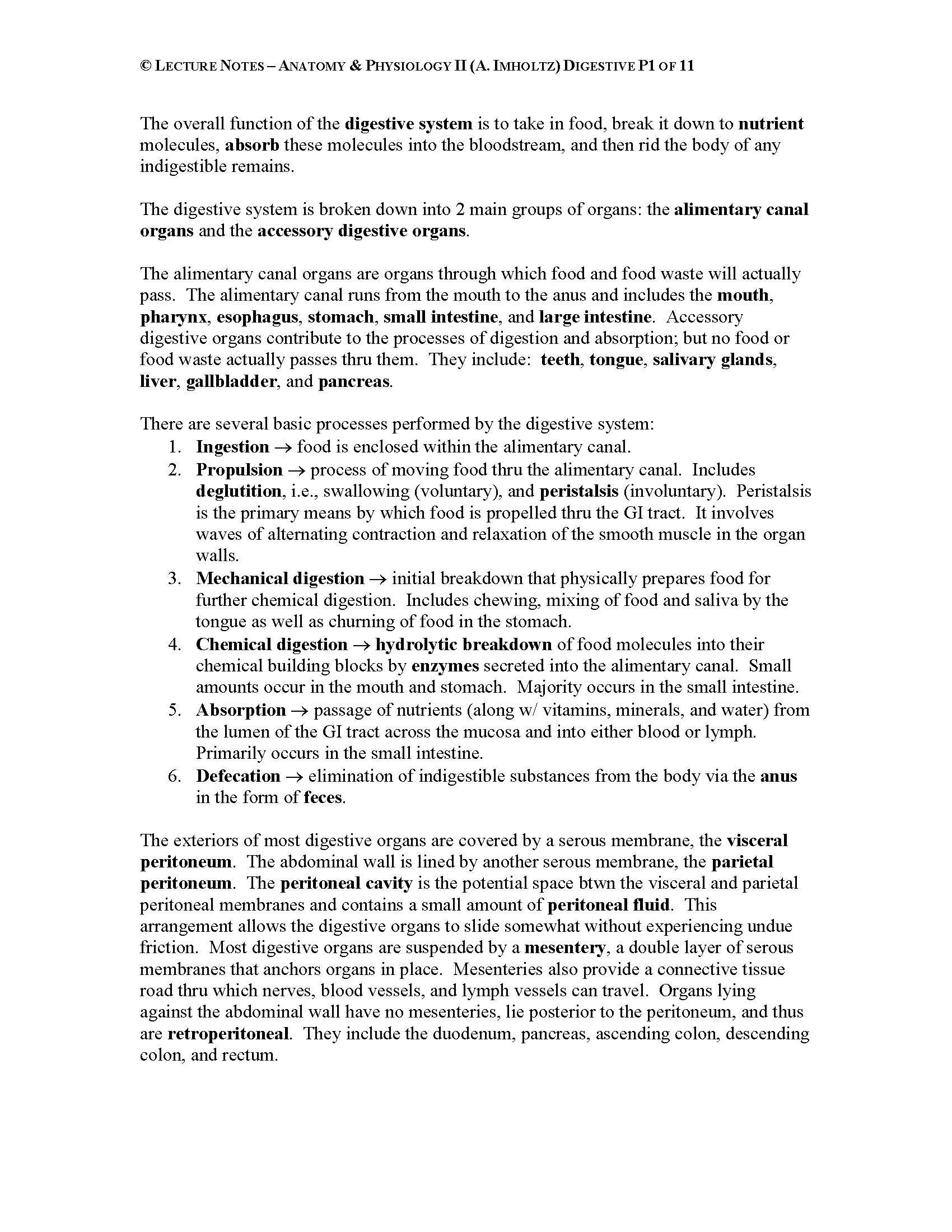 Human Anatomy & Physiology II