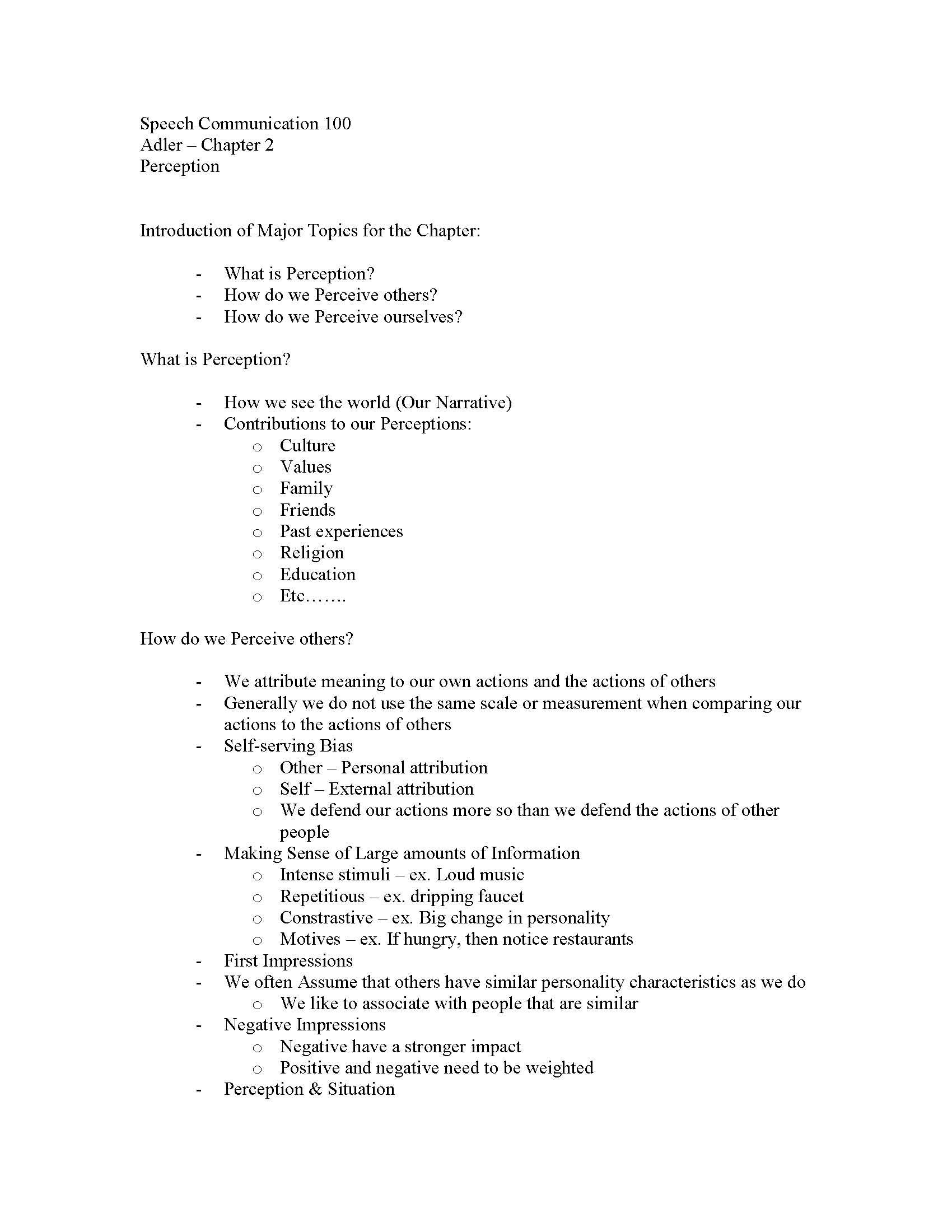 Introduction to Human Communication