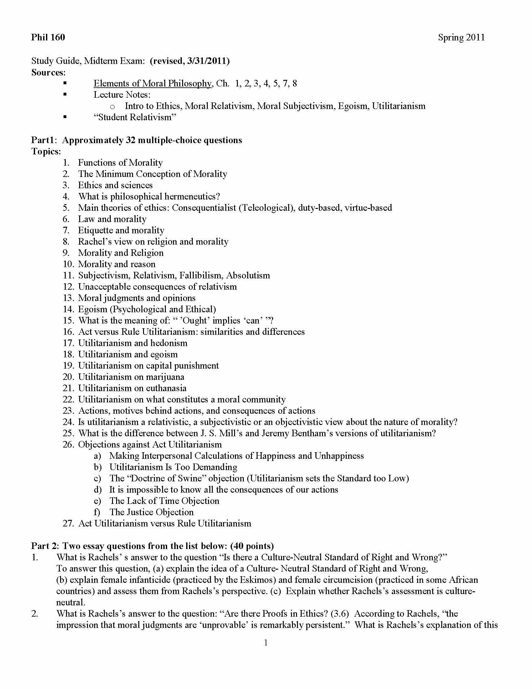 Intro Ethics