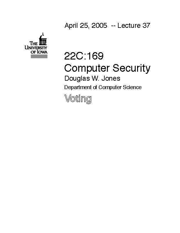 Computer Security