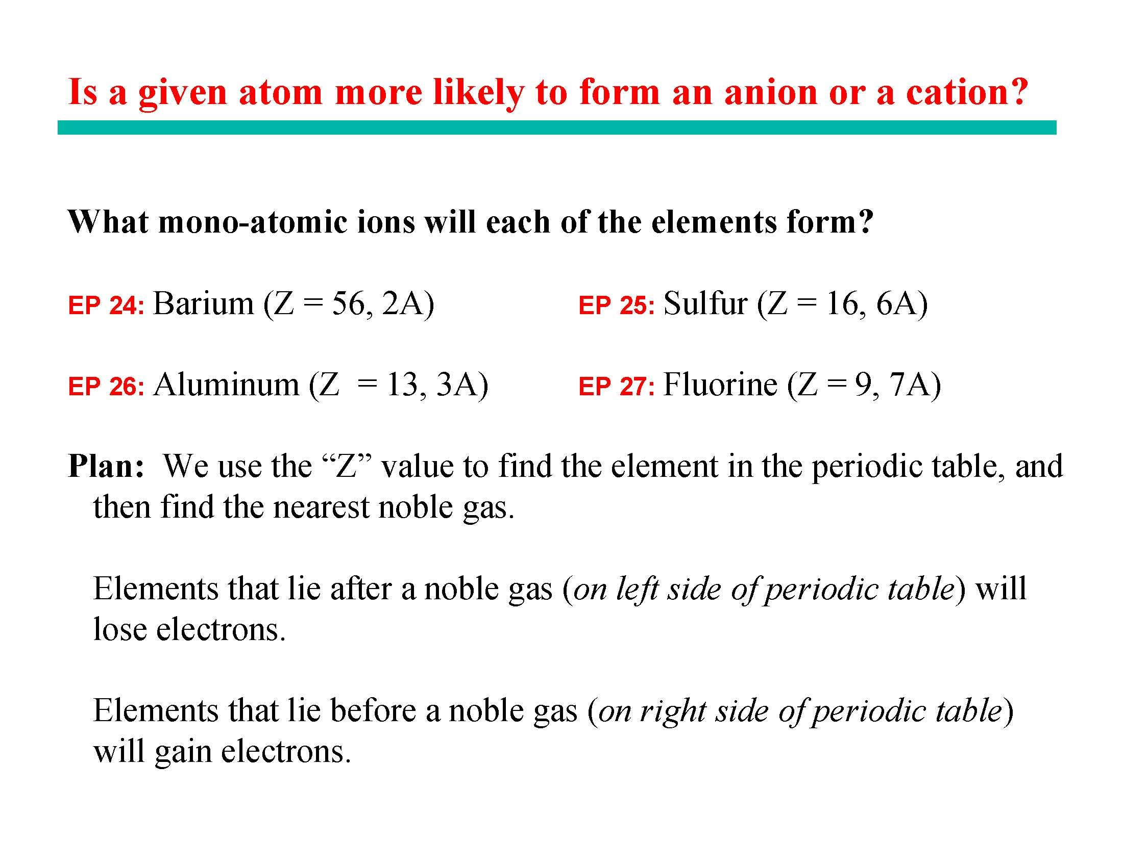GENERAL CHEMISTRY