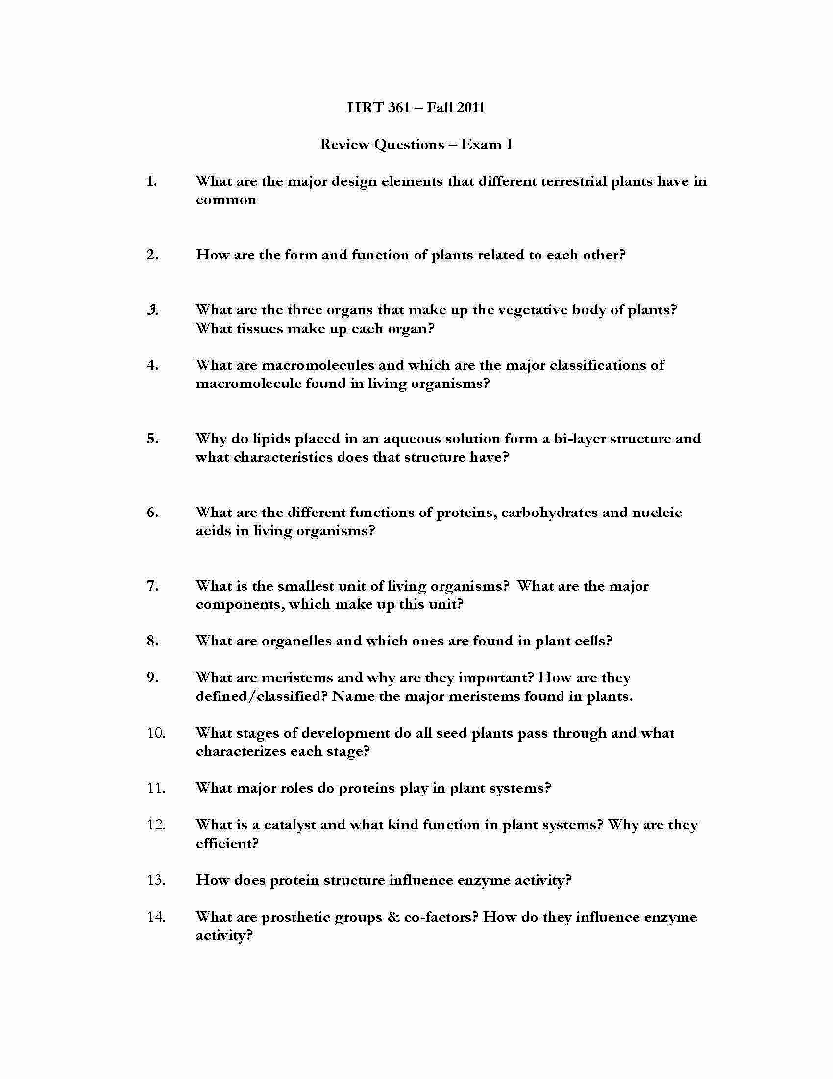 Applied Plant Physiology