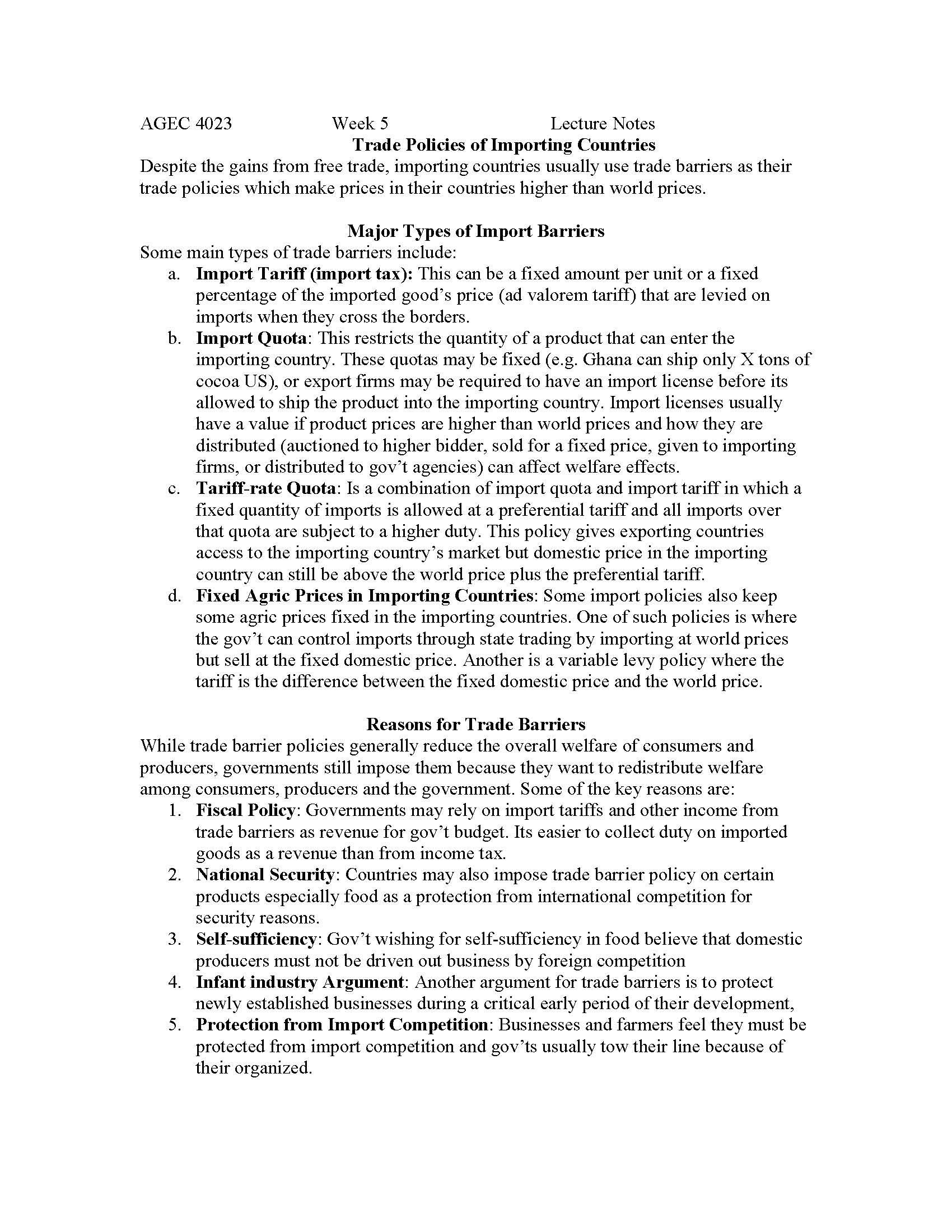 INTERNATIONAL COMMODITY MARKETING