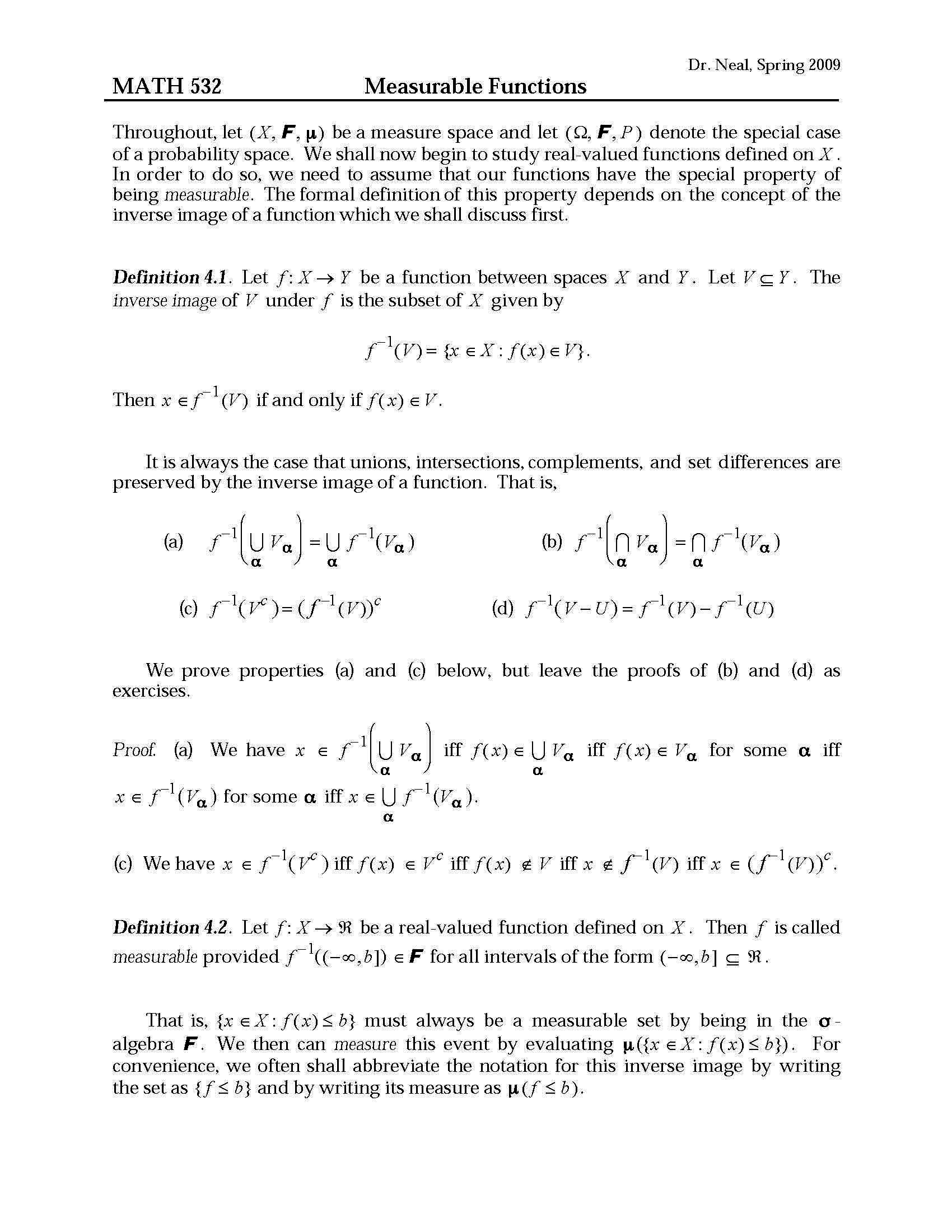 REAL ANALYSIS