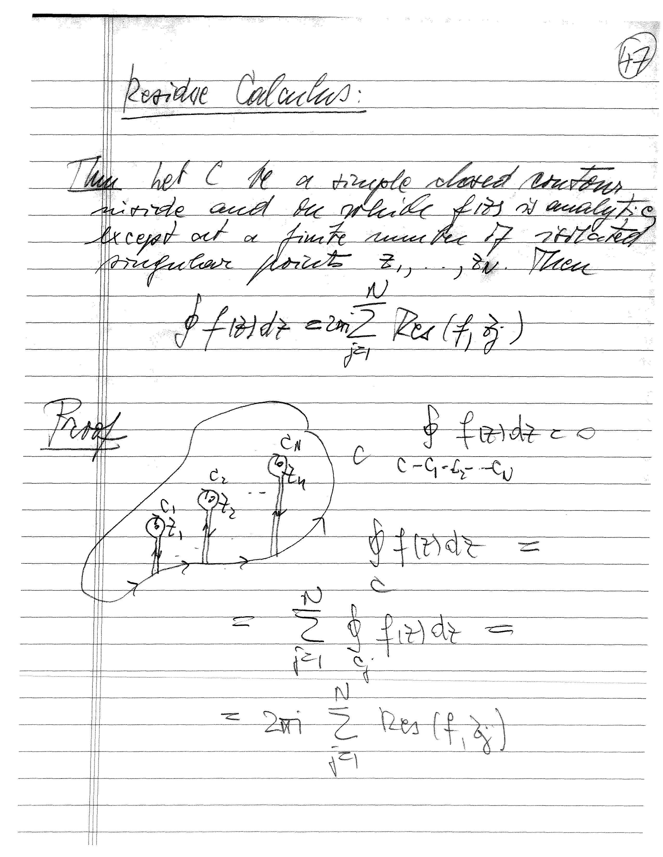 COMPLEX ANALYSIS