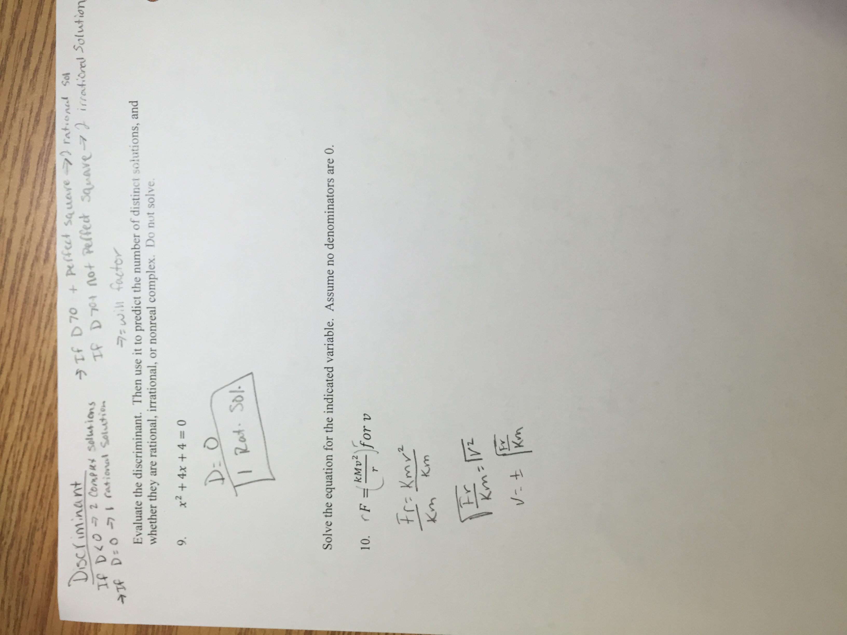 College Algebra Sections 1.1-1.5