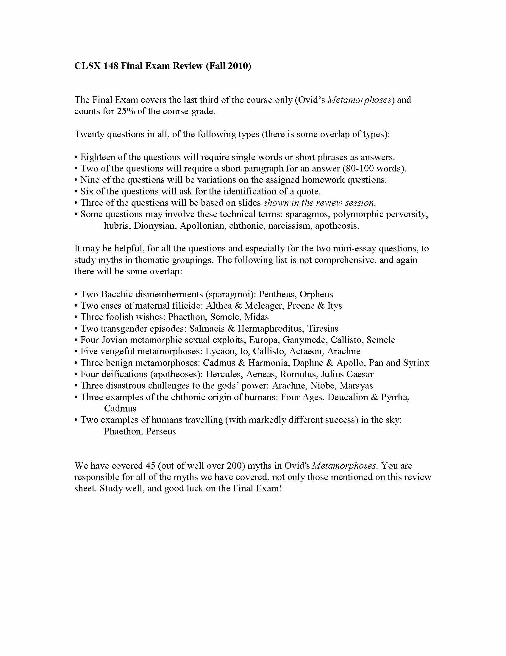 Greek and Roman Mythology