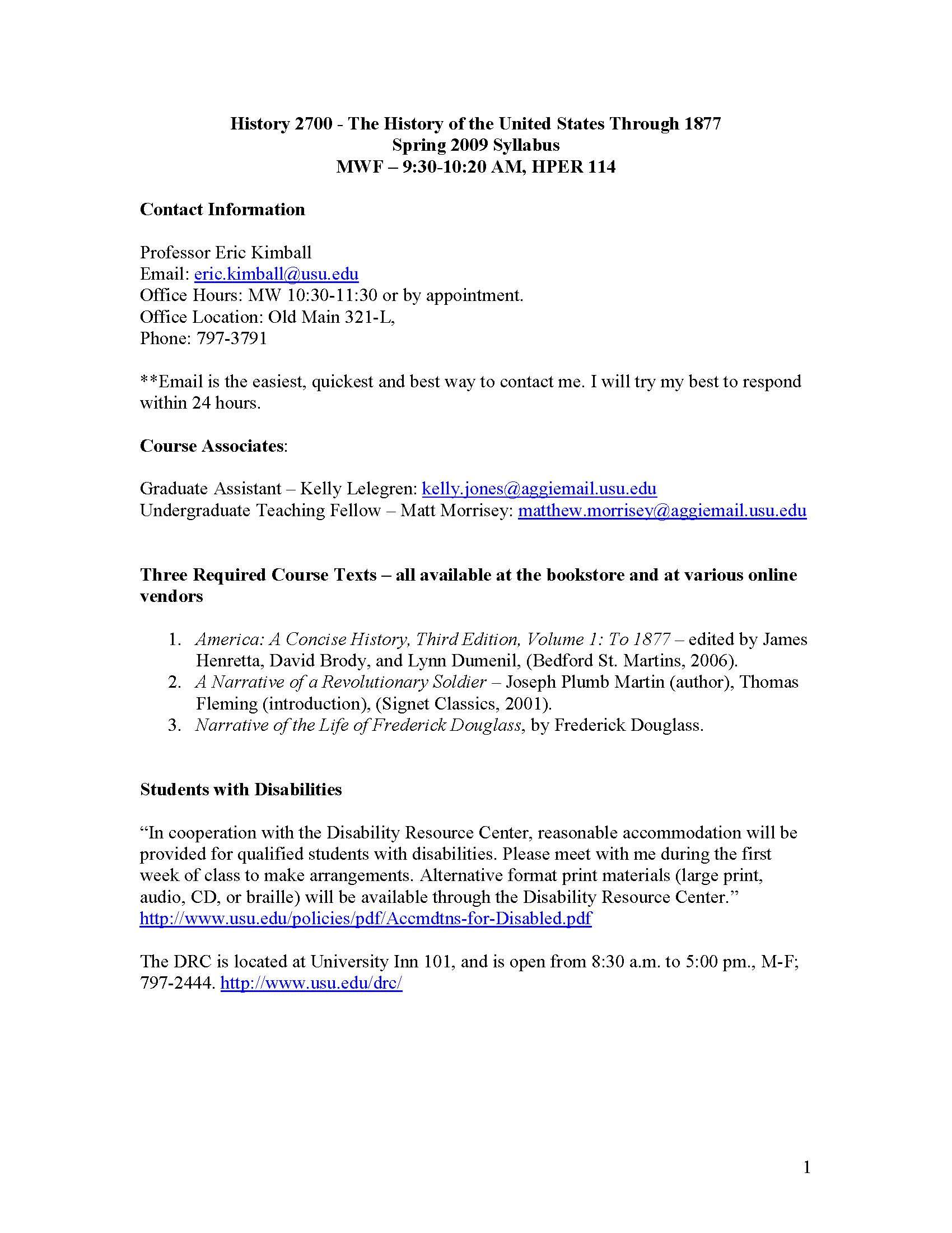 United States to 1877