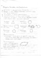 MAT 142 College Mathematics Notes - Polygons, Perimeter, and Tessellations