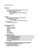 BIO 240 Week 4 Notes