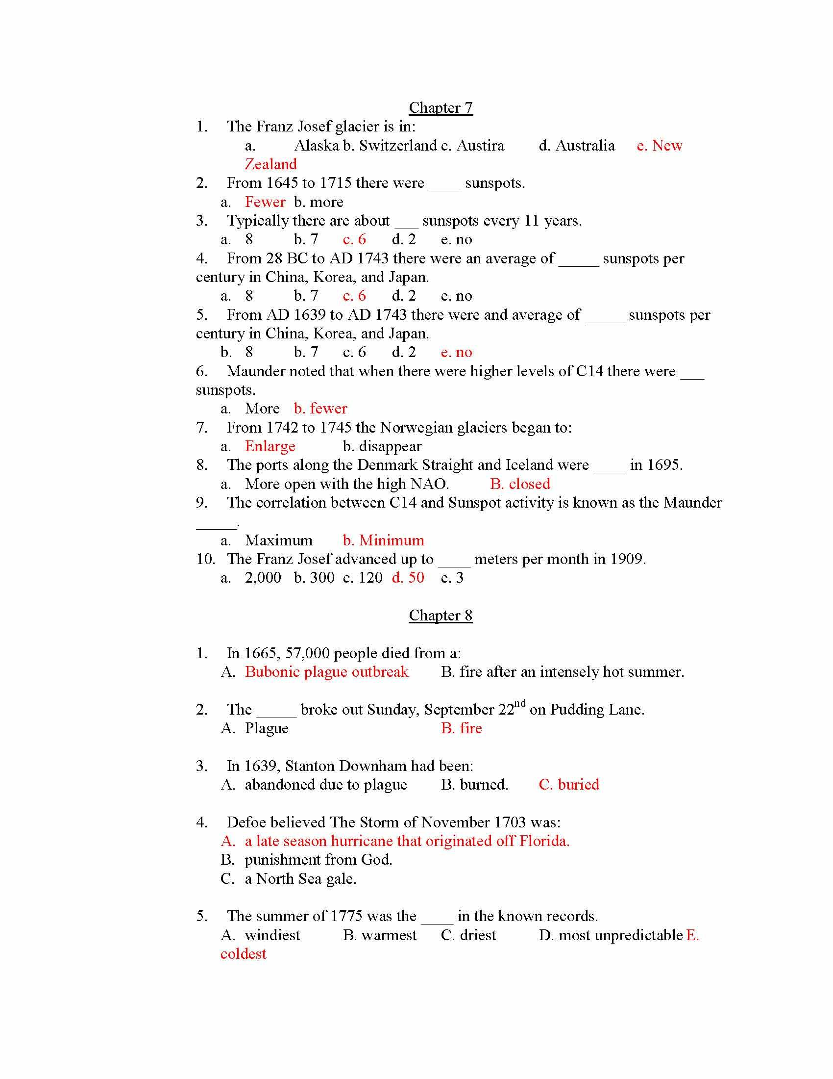 Turning Pts and Connections