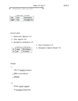 Week 1 Notes - Ital 101