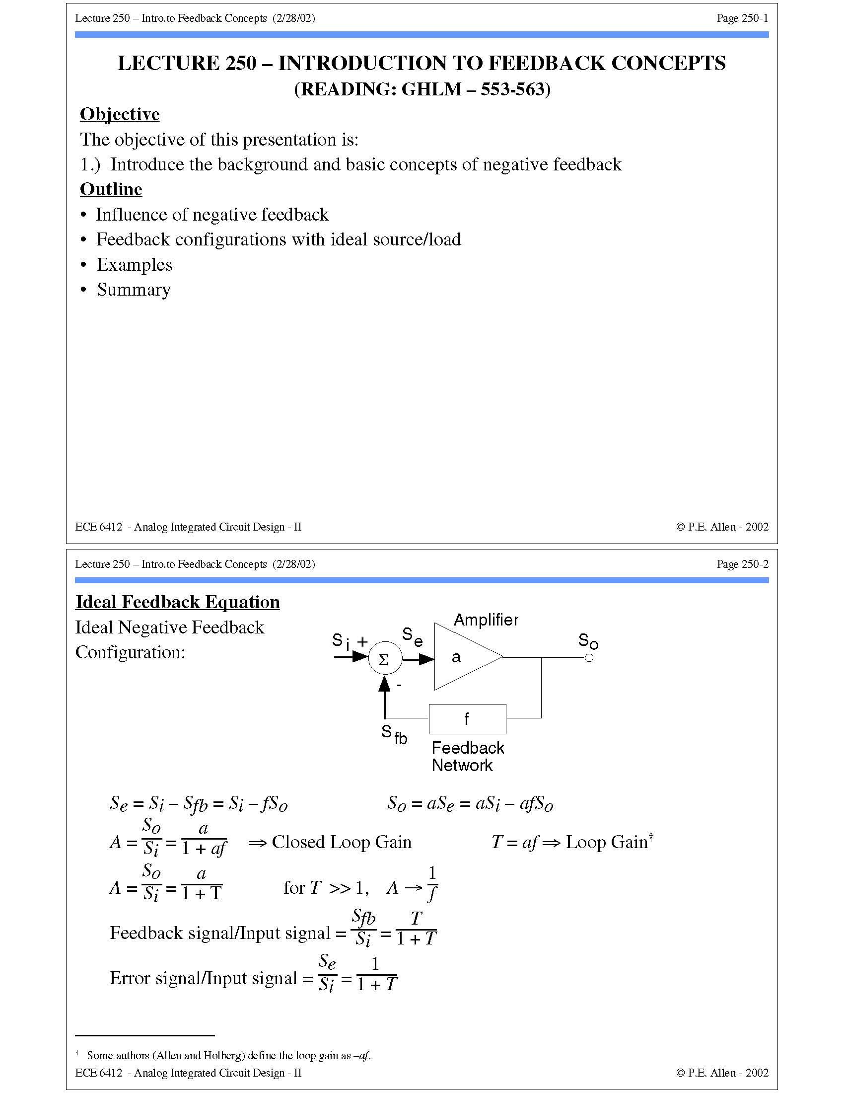 Analog Integ Circuit Dgn