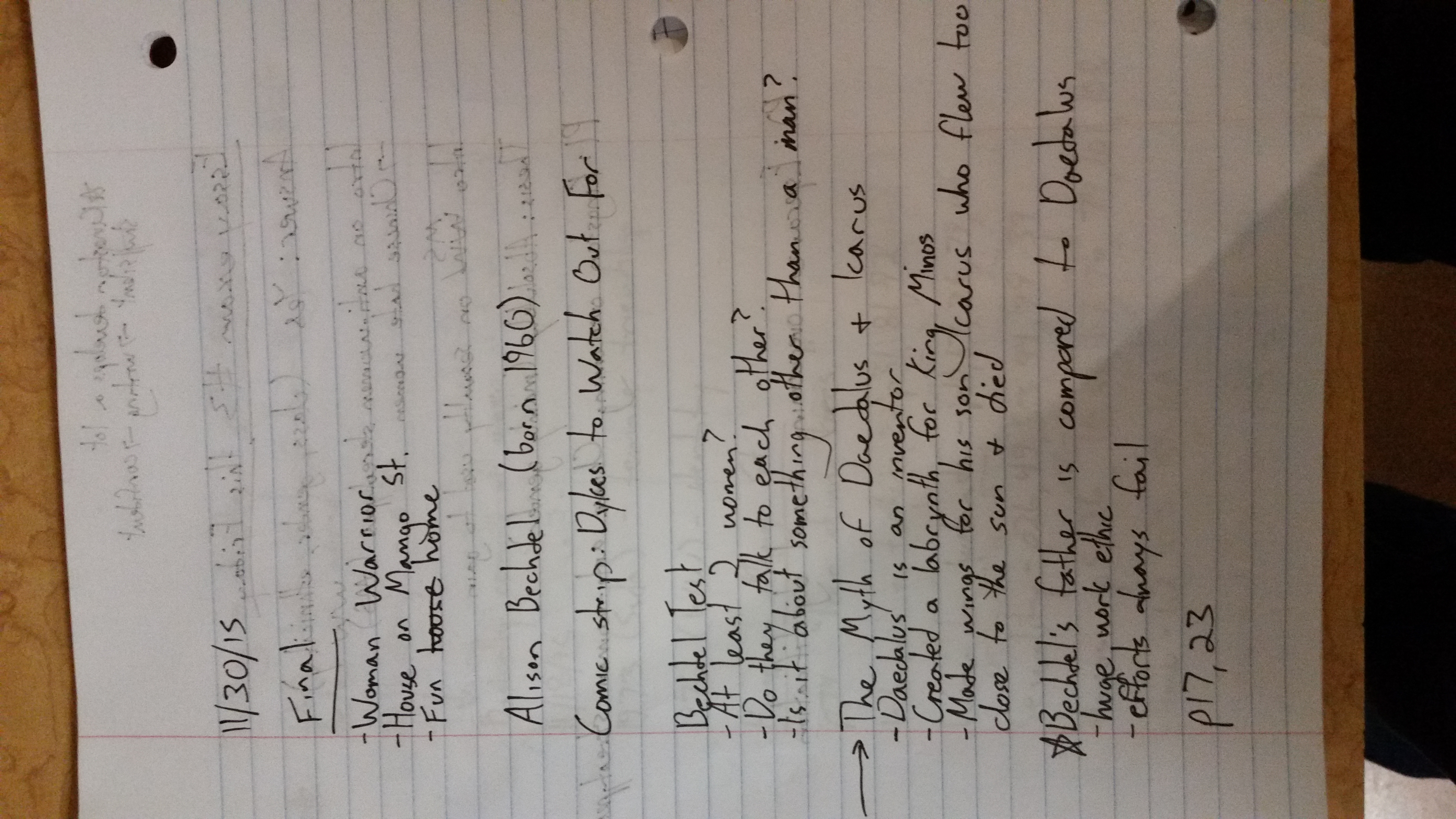 Week 11 Notes