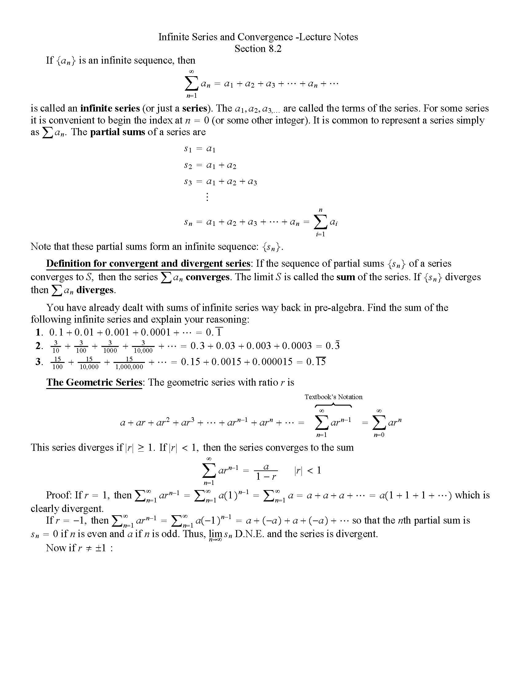Calculus II