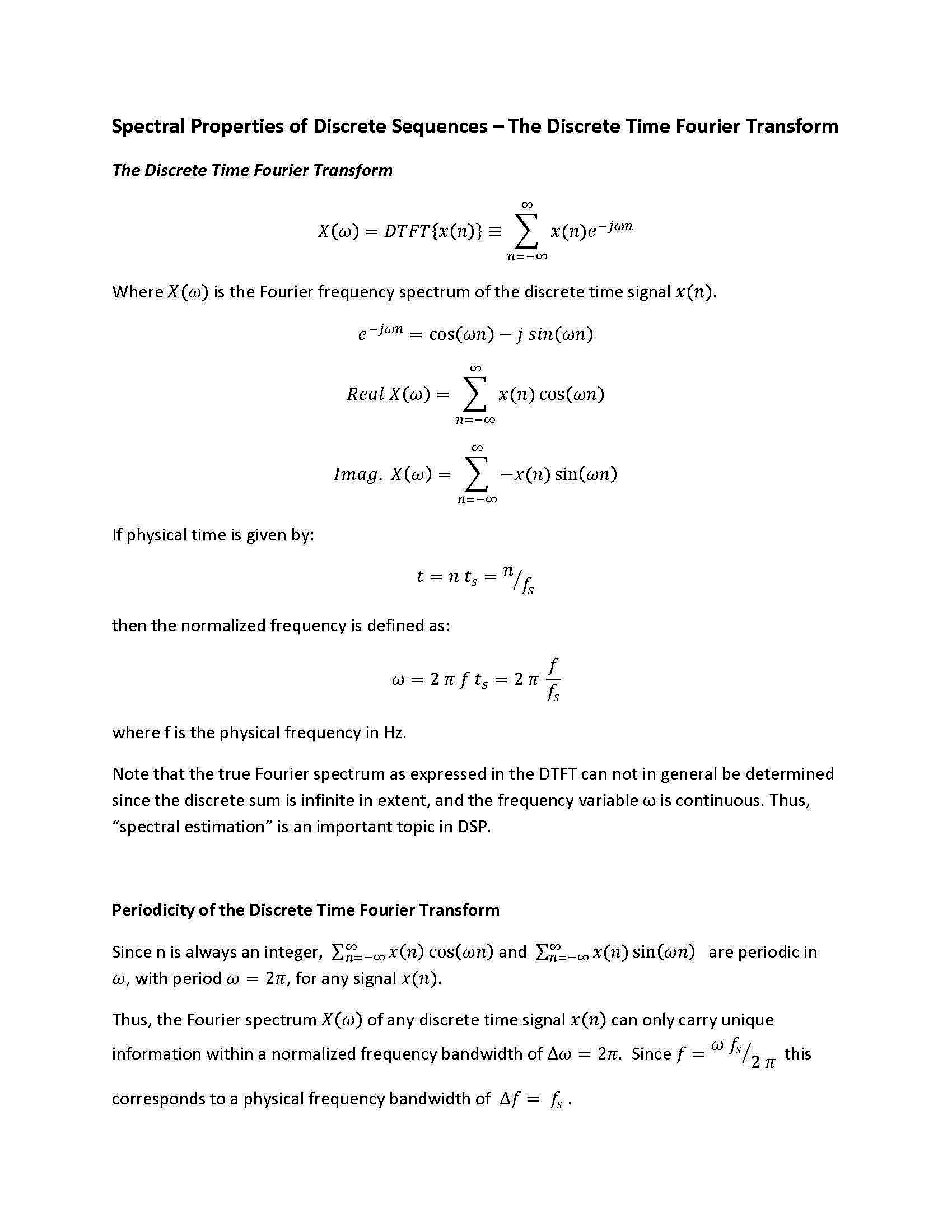 Intro Digital Signal Process