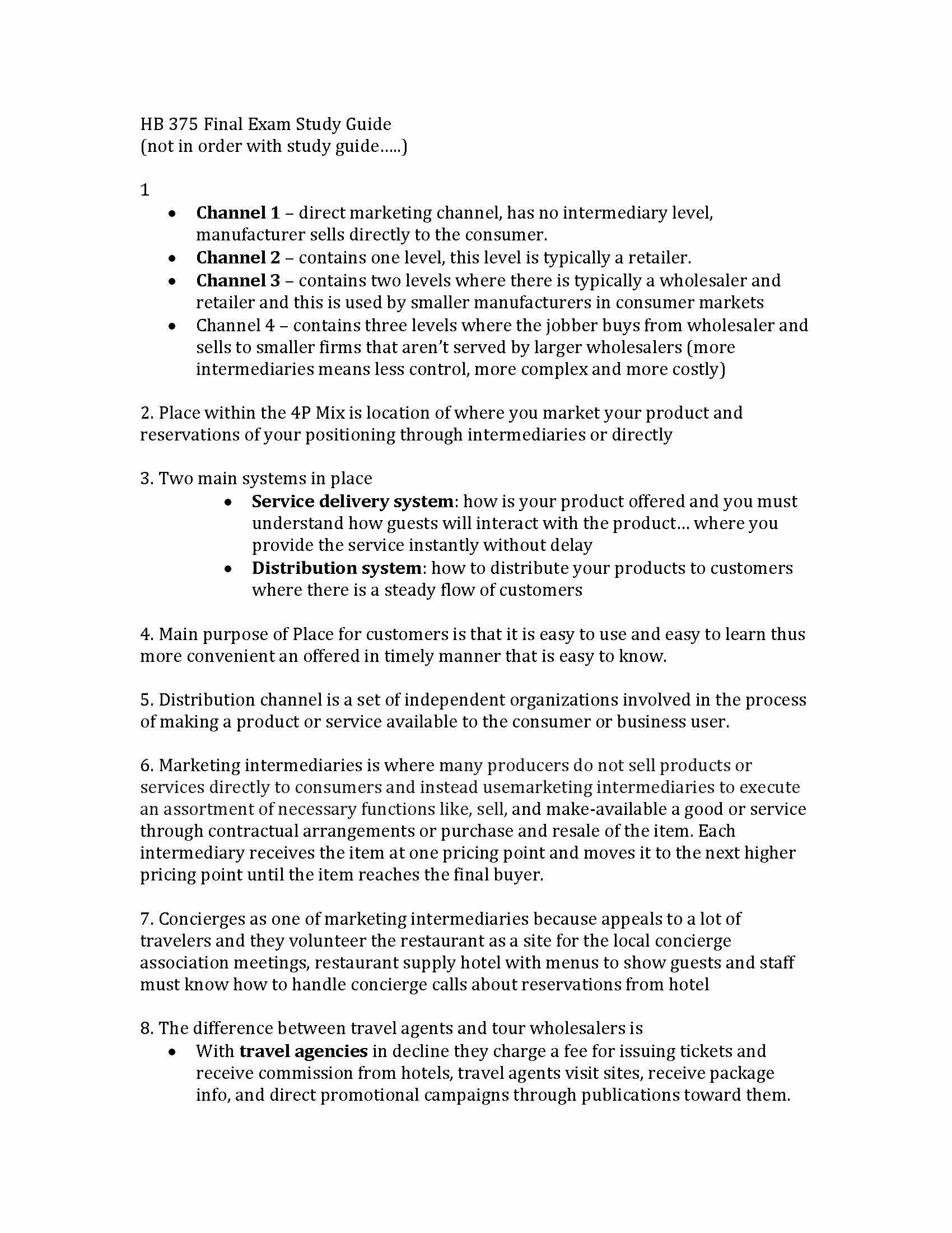 Hospitality Marketing