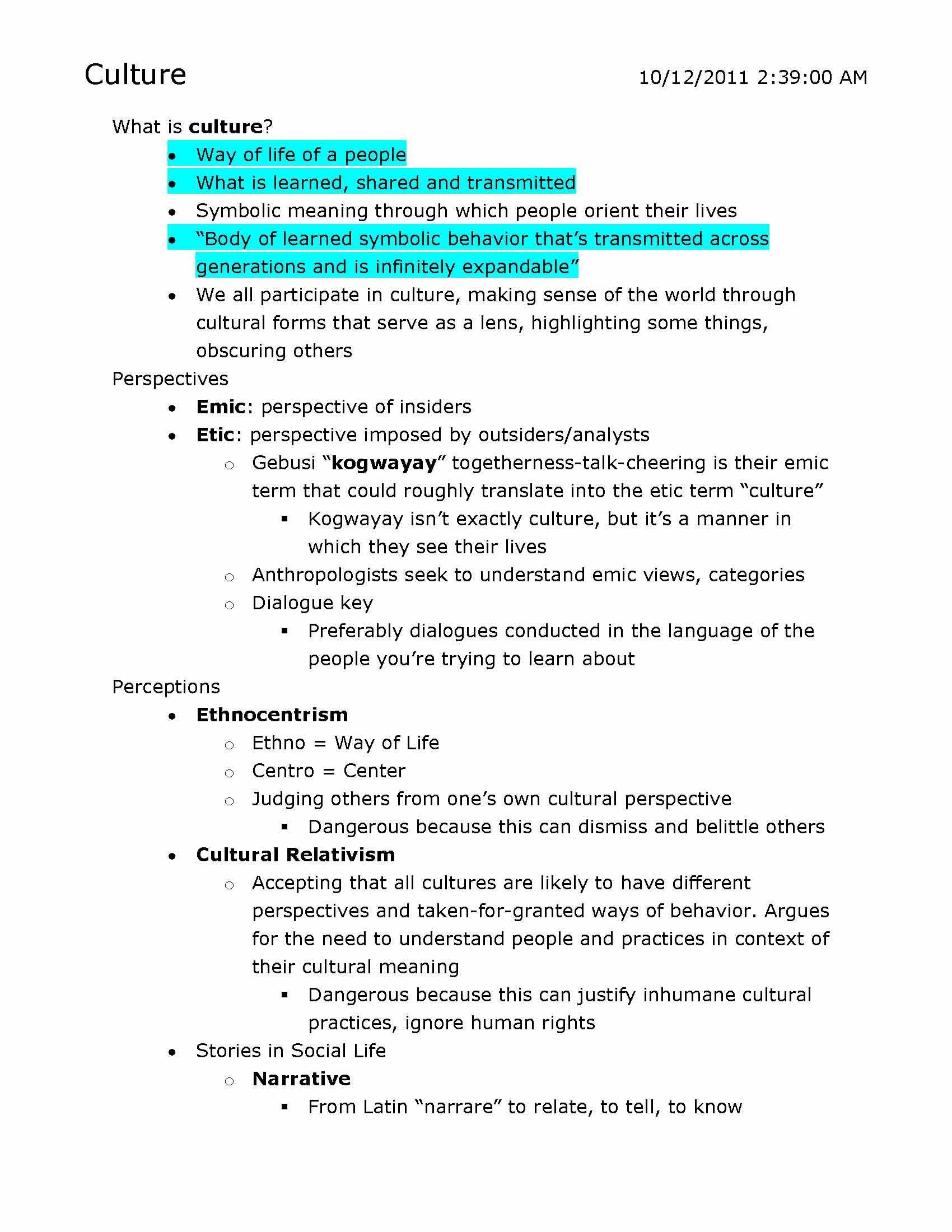 Cultural Anthropology and Human Diversity