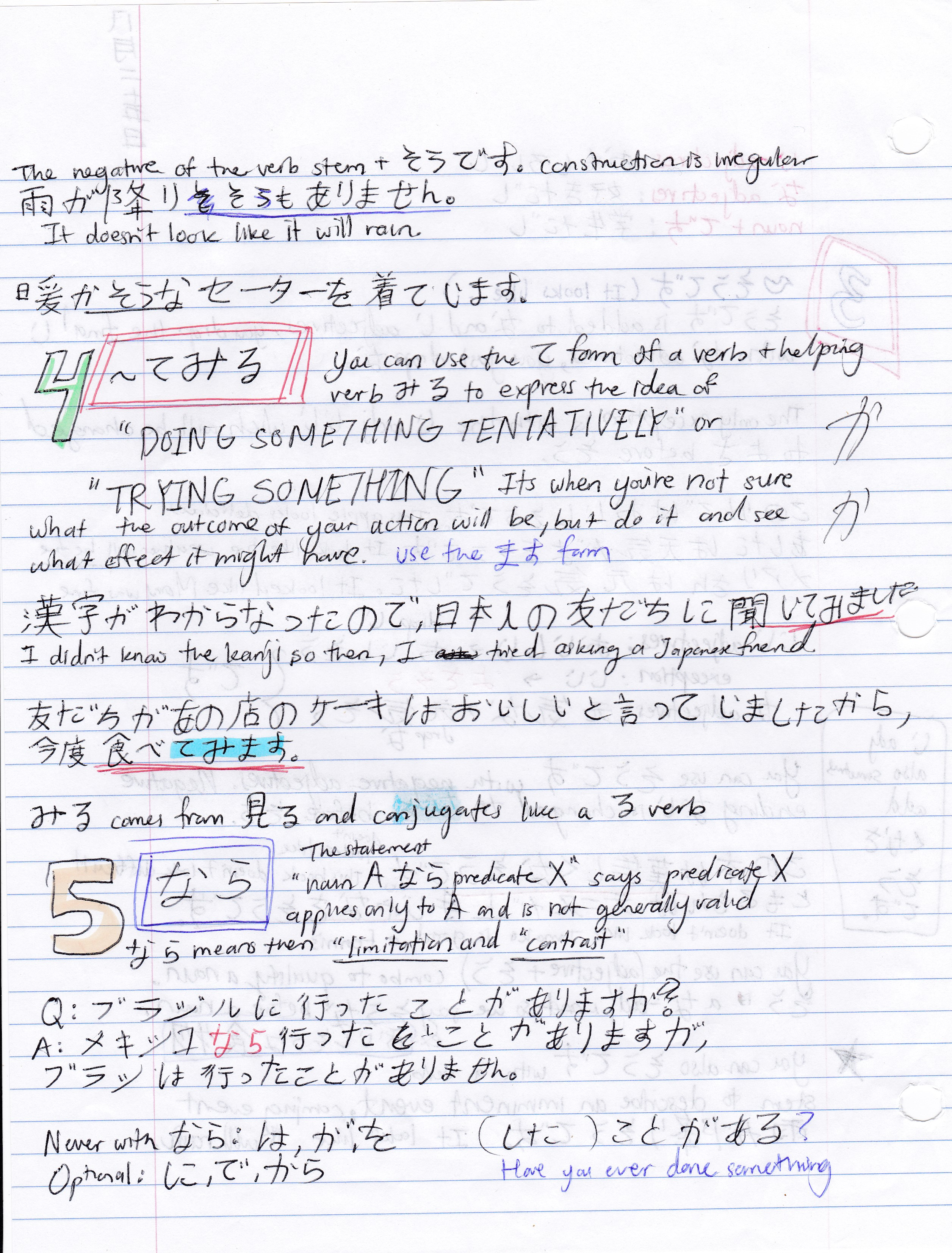 Japanese 203 with Mariko Koike Semester 1 Fall 2015