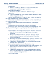 Drug Interactions