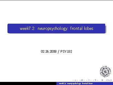 Laboratory in Cognitive Psychology