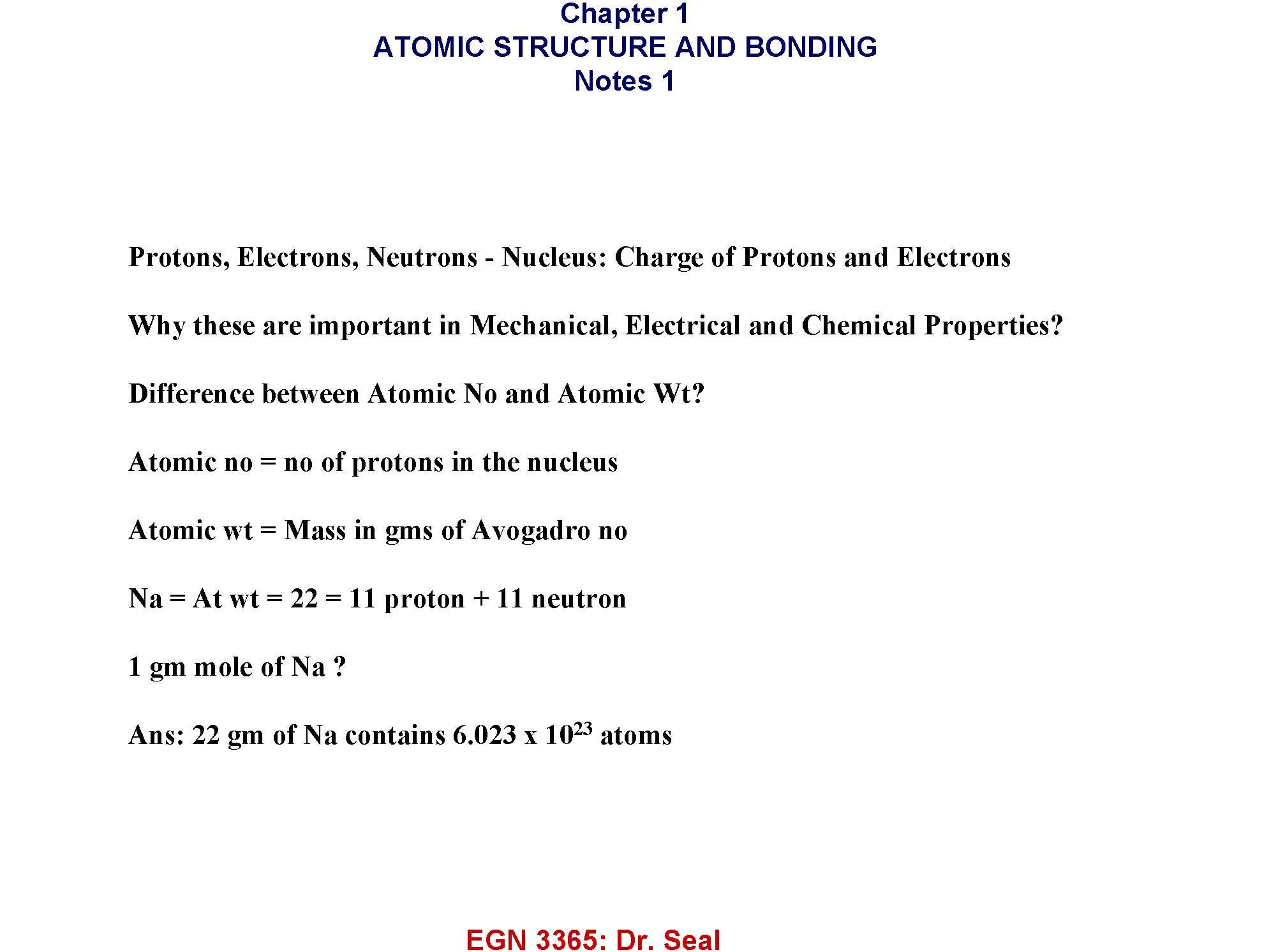 Structure and Properties of Materials