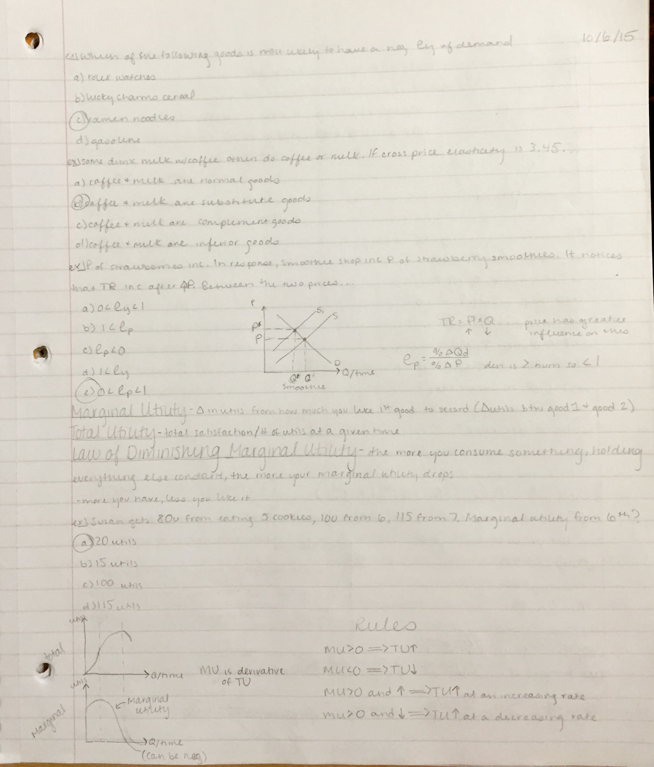 Week 7 Lecture Notes- Microeconomics