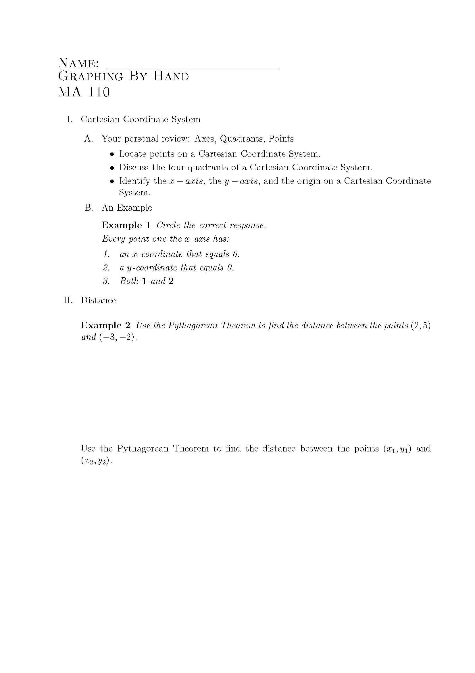 ALGEBRA & TRIG FOR CALCULUS