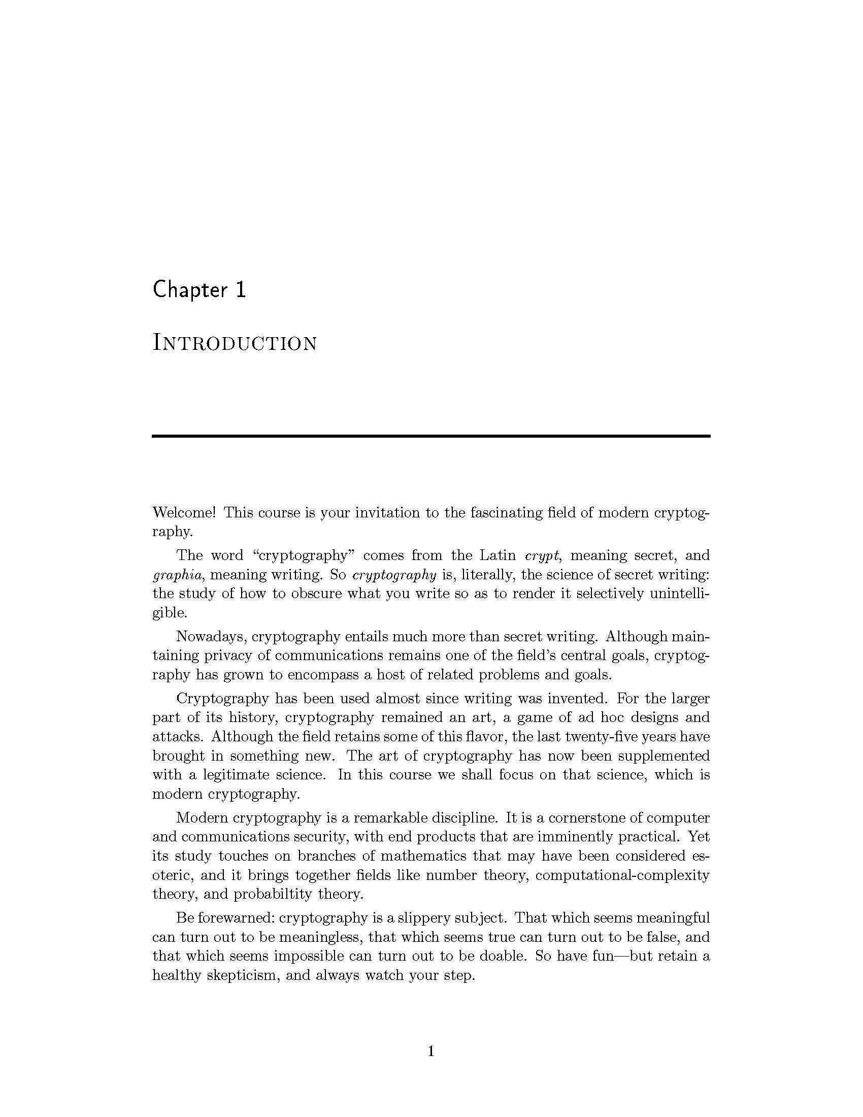 Applied Cryptography