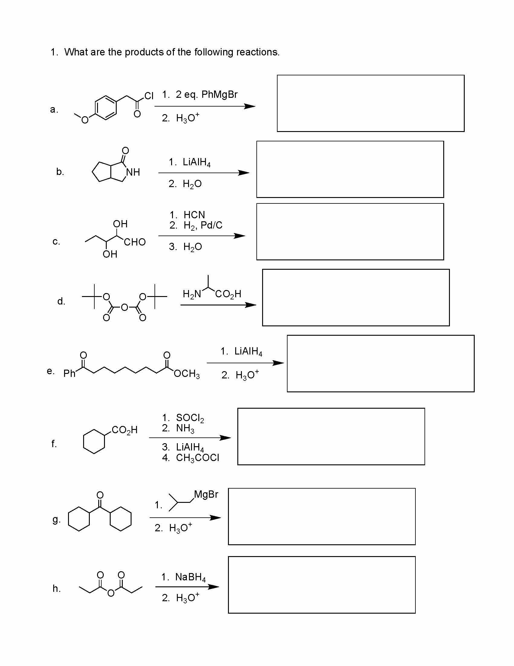 Organic Chemistry II